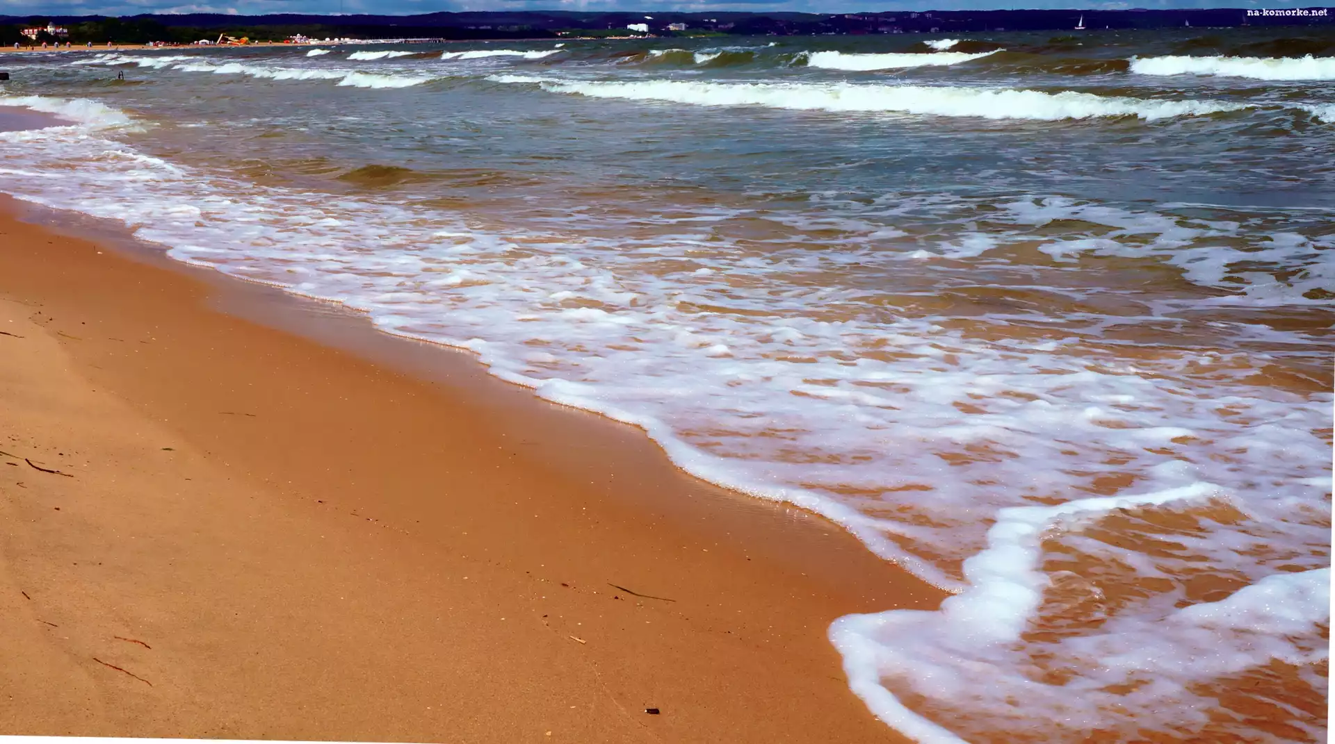 Plaża, Fale, Morze, Piasek