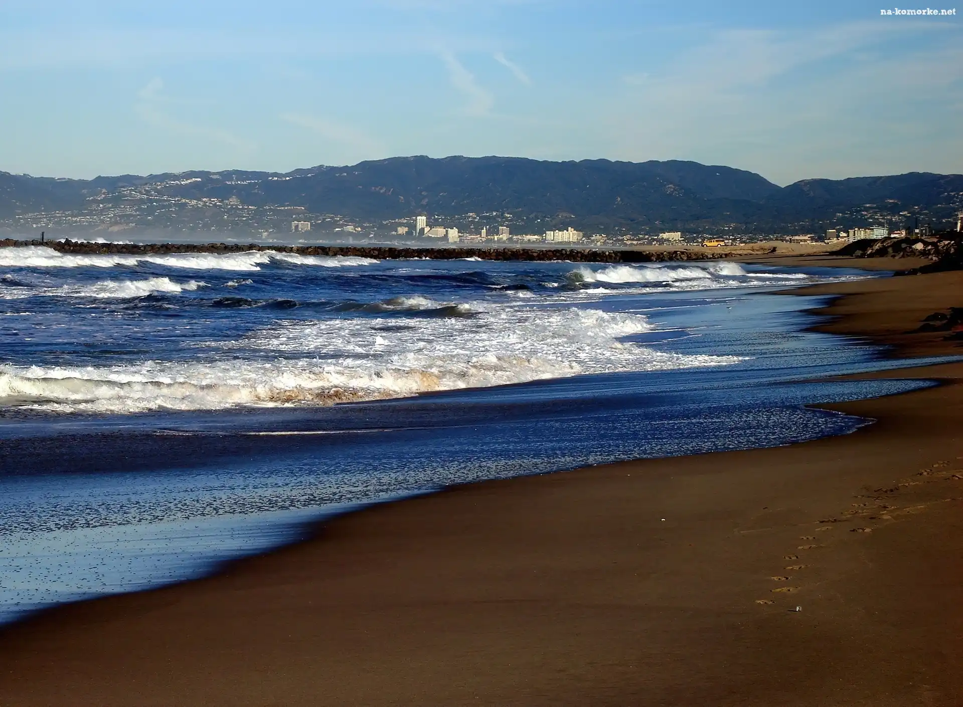 Plaża, Fale, Morze, Piasek