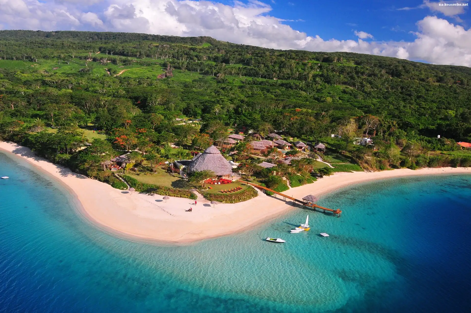 Plaża, Vanuatu, Wyspa, Oceania, Ocean, Kurort