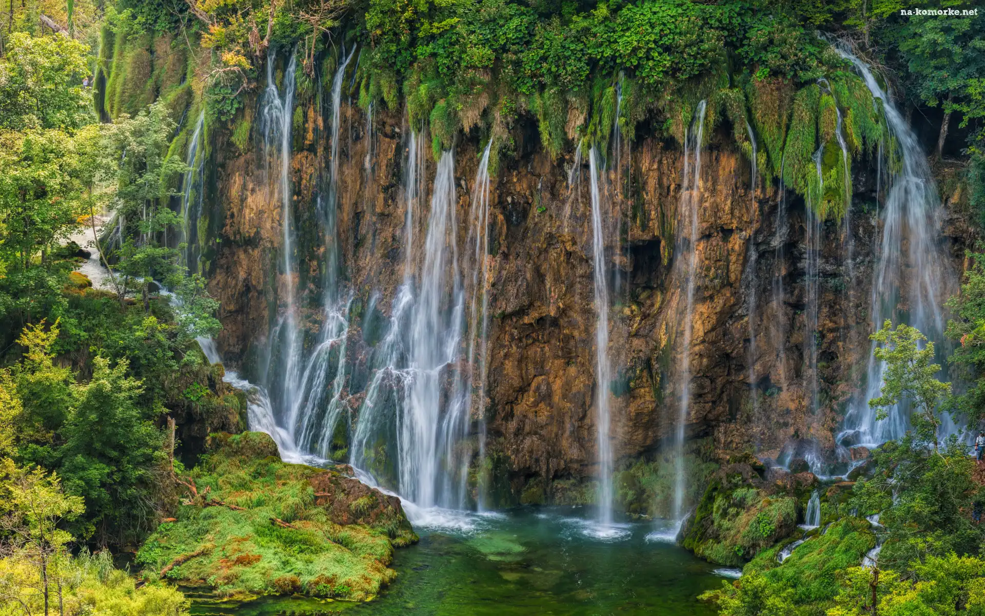 Chorwacja, Wodospad Galowacki Buk, Plitvice, Park Narodowy Jezior Plitwickich