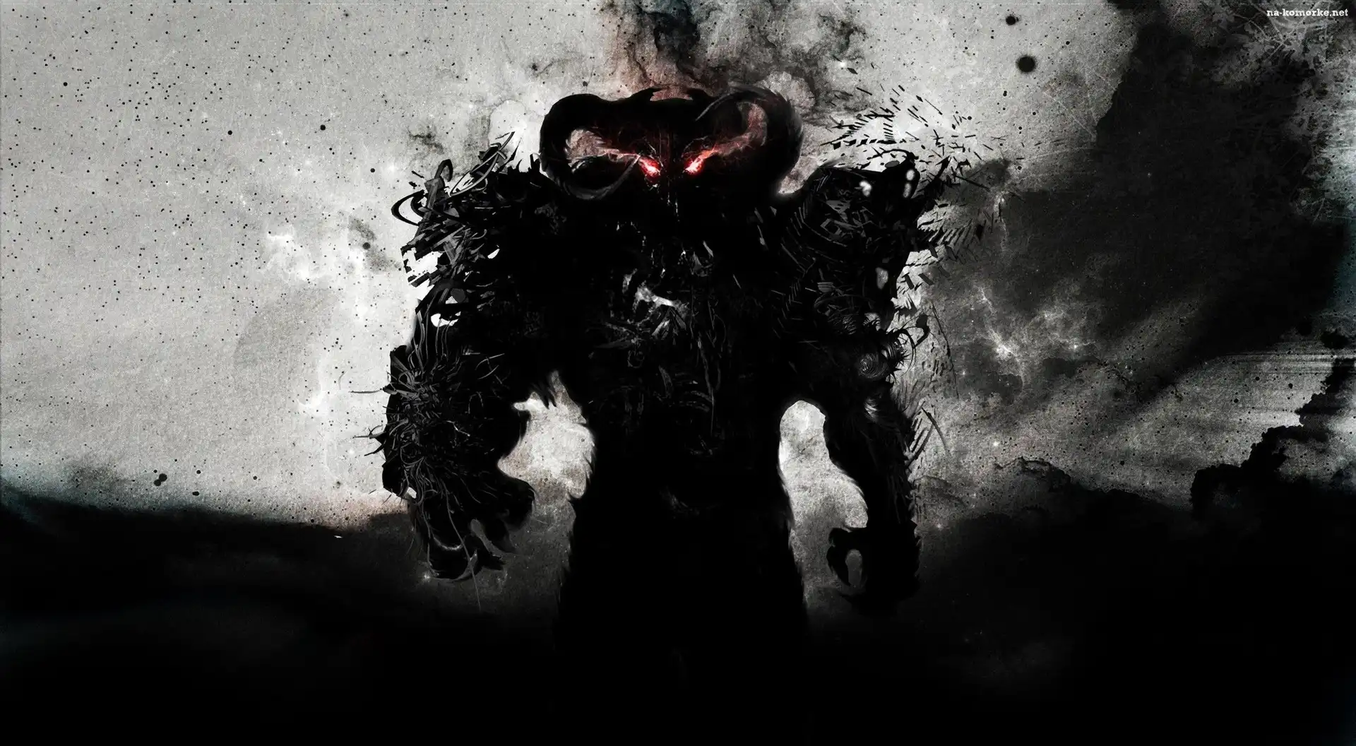 Demon, Płonące, Oczy