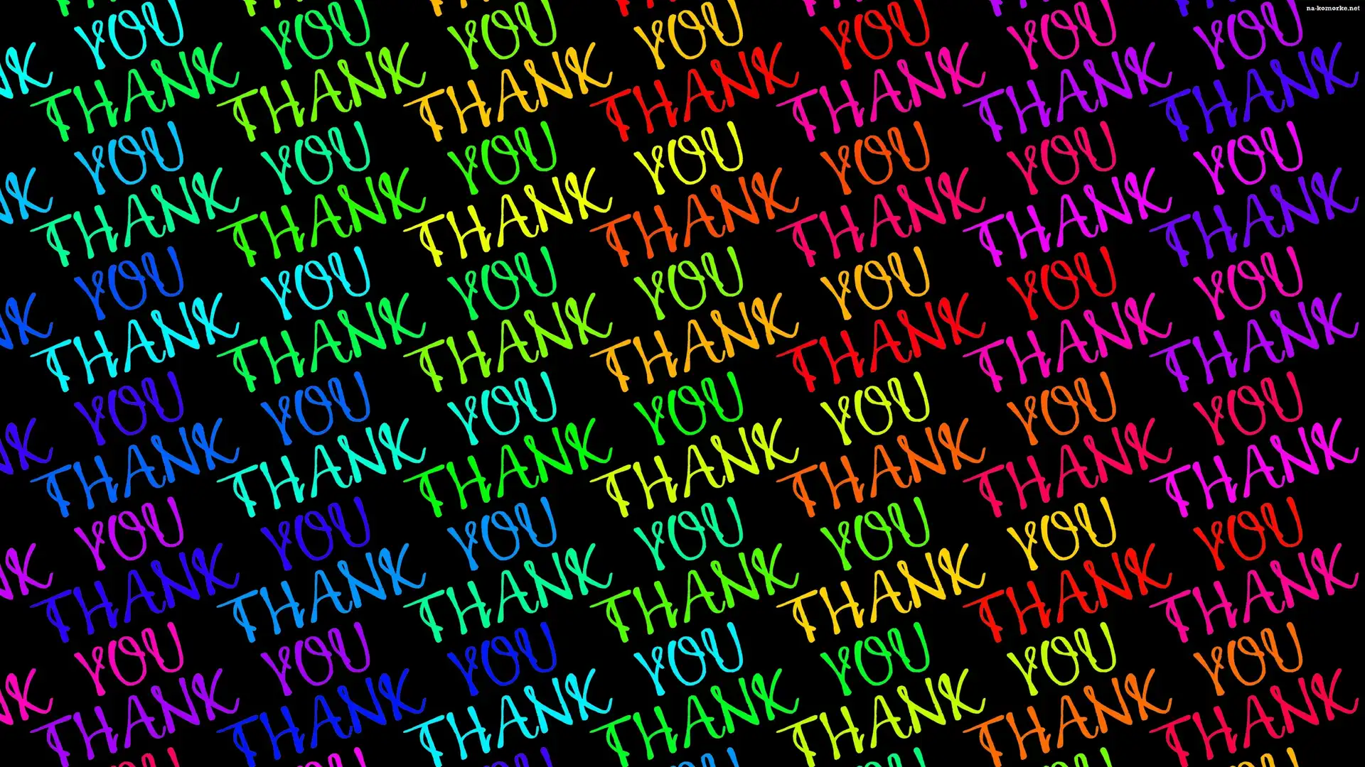Podziękowanie, Thank You, Tekstura