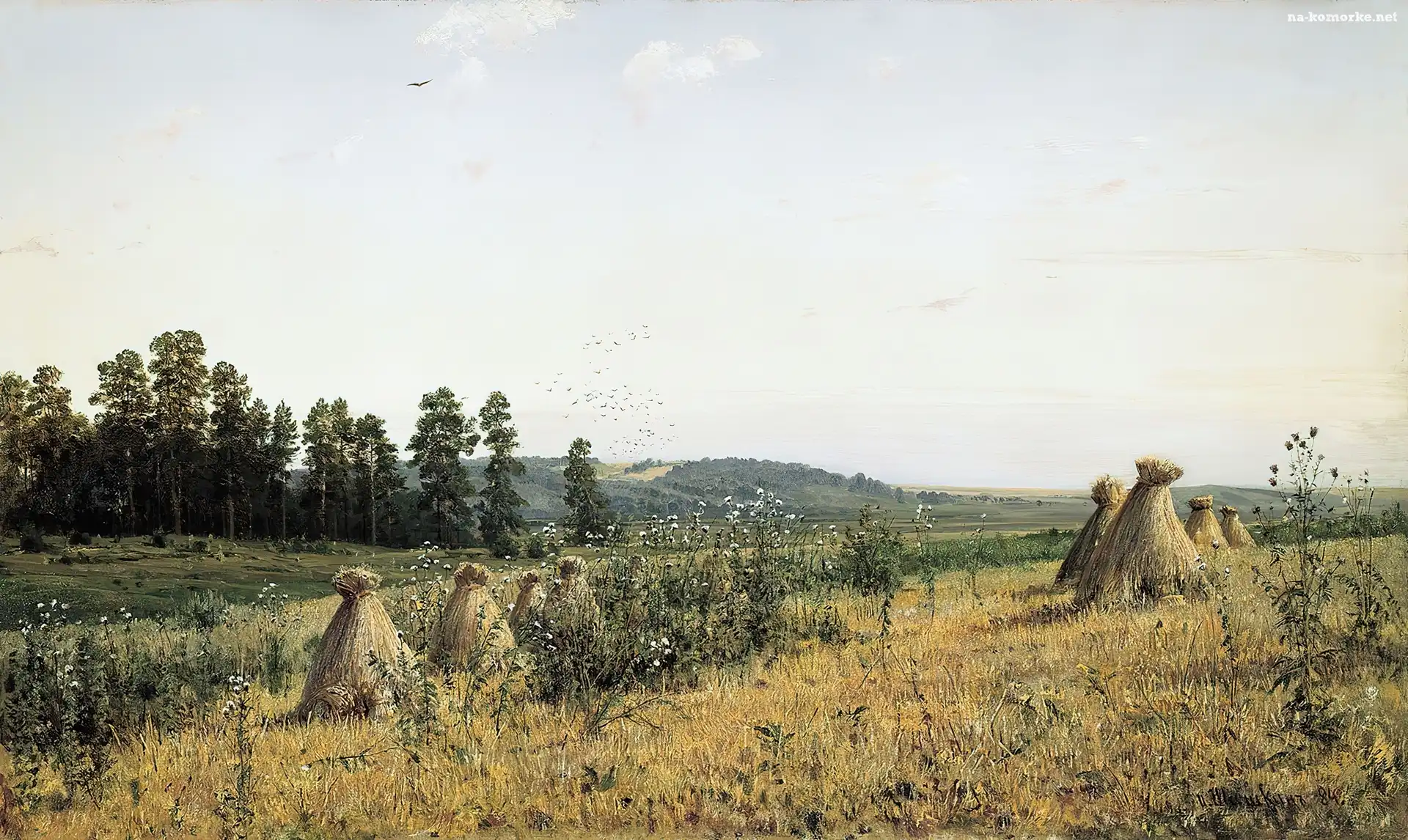 Polesie, Lato, Żniwa, Reprodukcja, Iwan Szyszkin