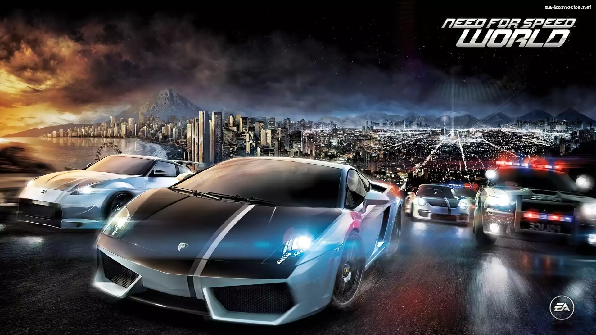 Miasto, Policja, Need, Samochody, Speed, World, For
