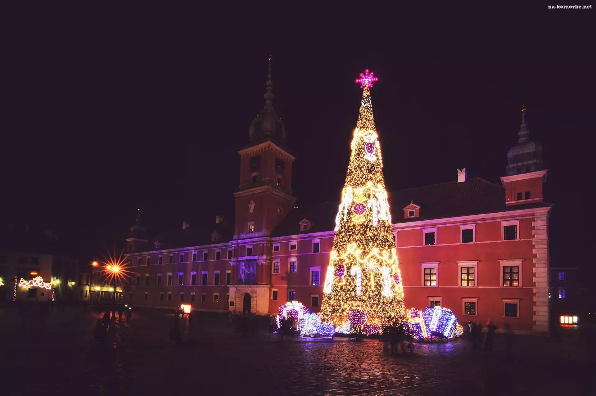 Choinka, Polska, Warszawa, Zamek Królewski w Warszawie, Boże Narodzenie