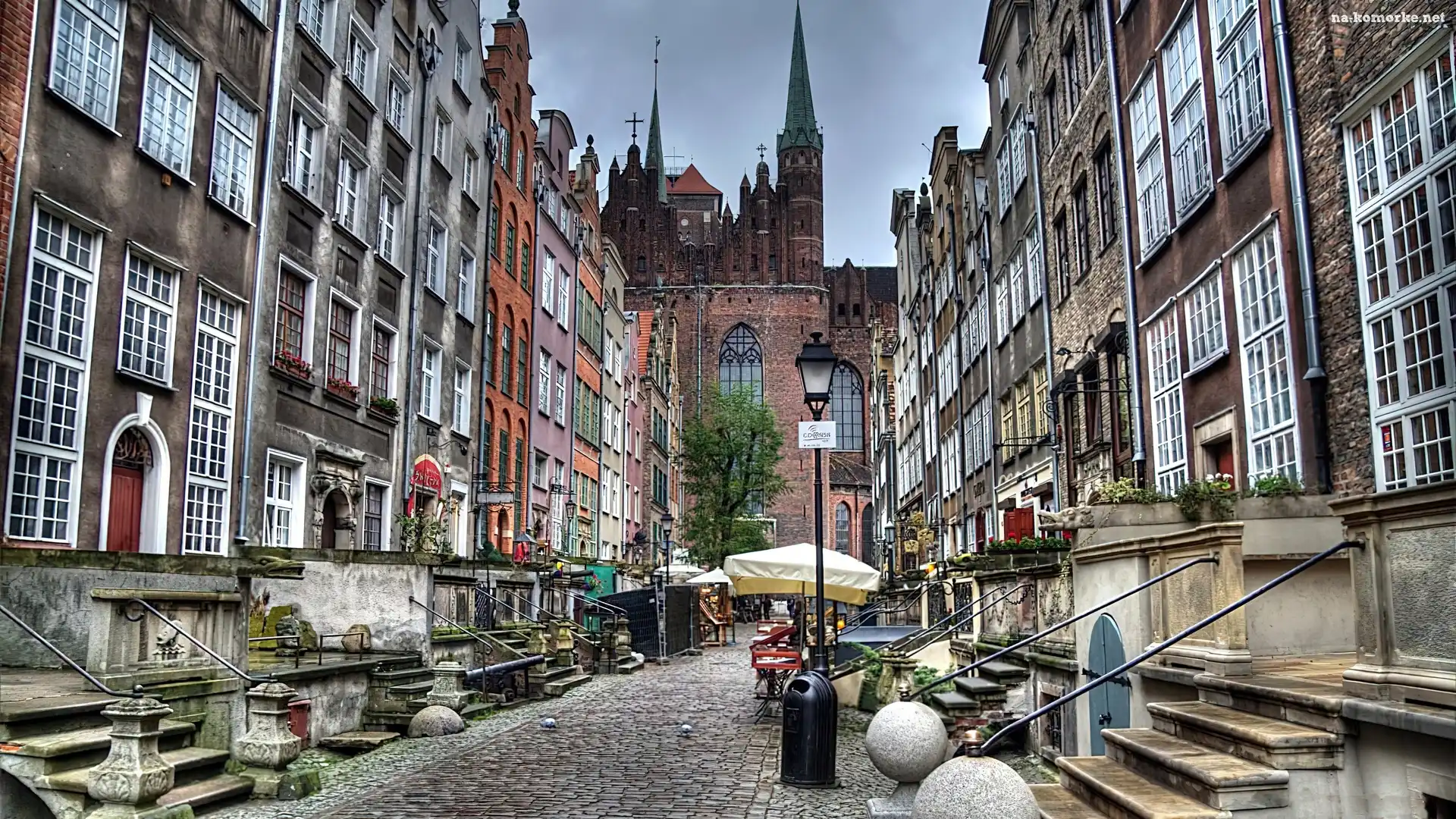 Polska, Ulica, Kamienice, Miasto, Gdańsk