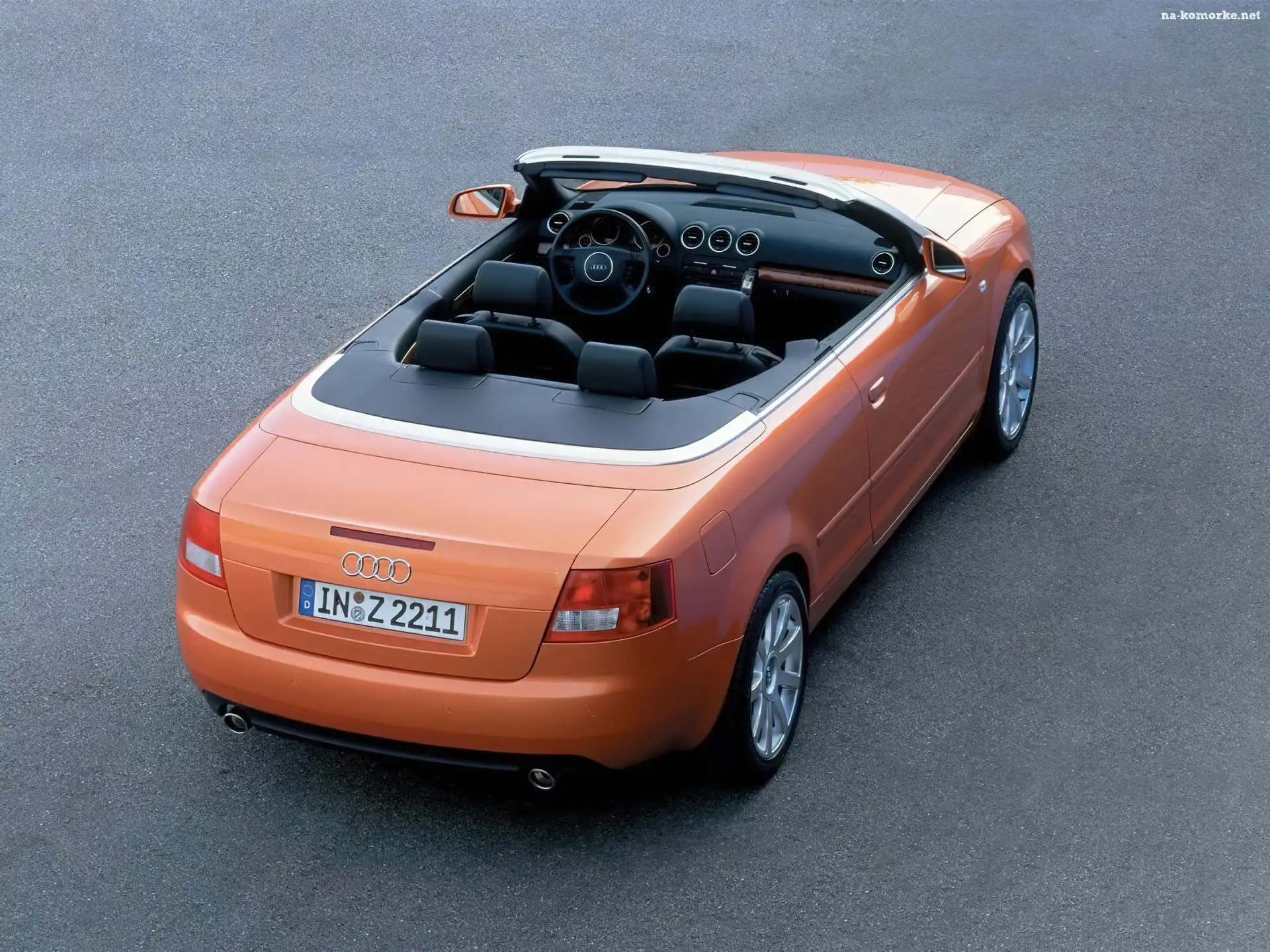 Pomarańczowe, Audi A4, Cabrio