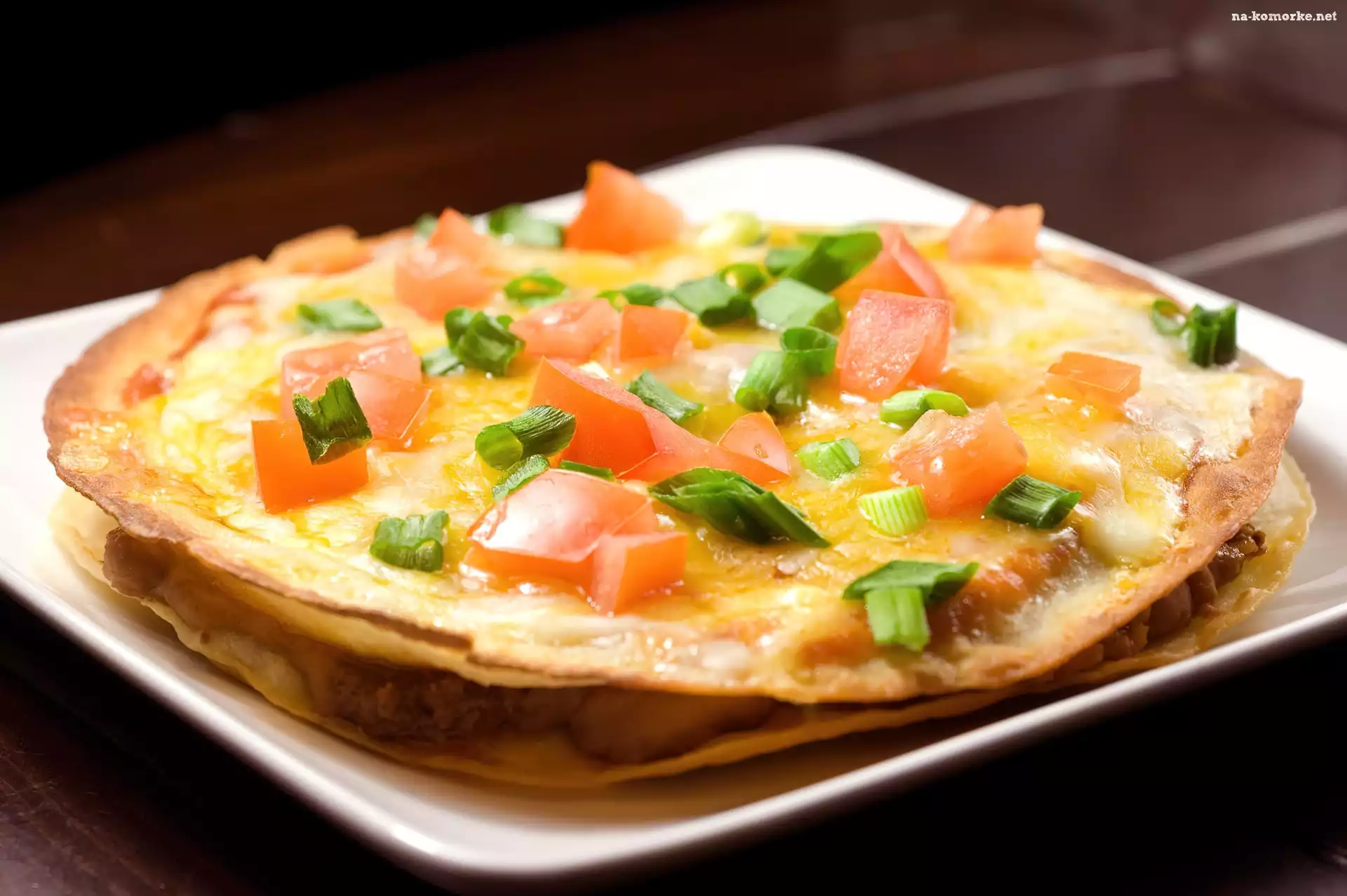 Pizza, Szczypiorek, Pomidor