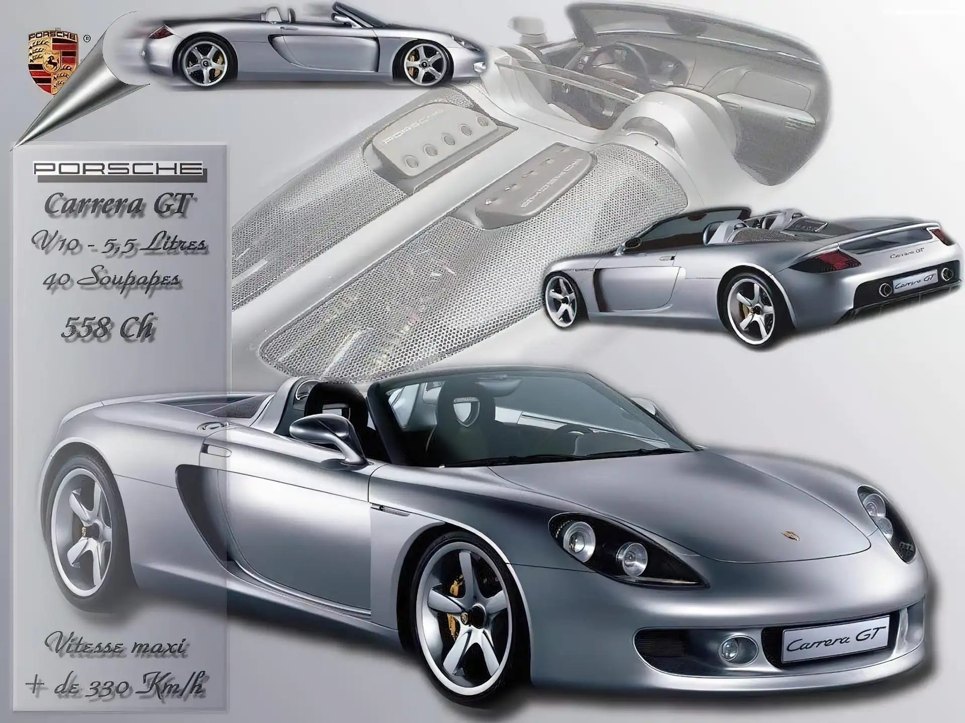 Porsche Carrera GT, OsiÄ…gi