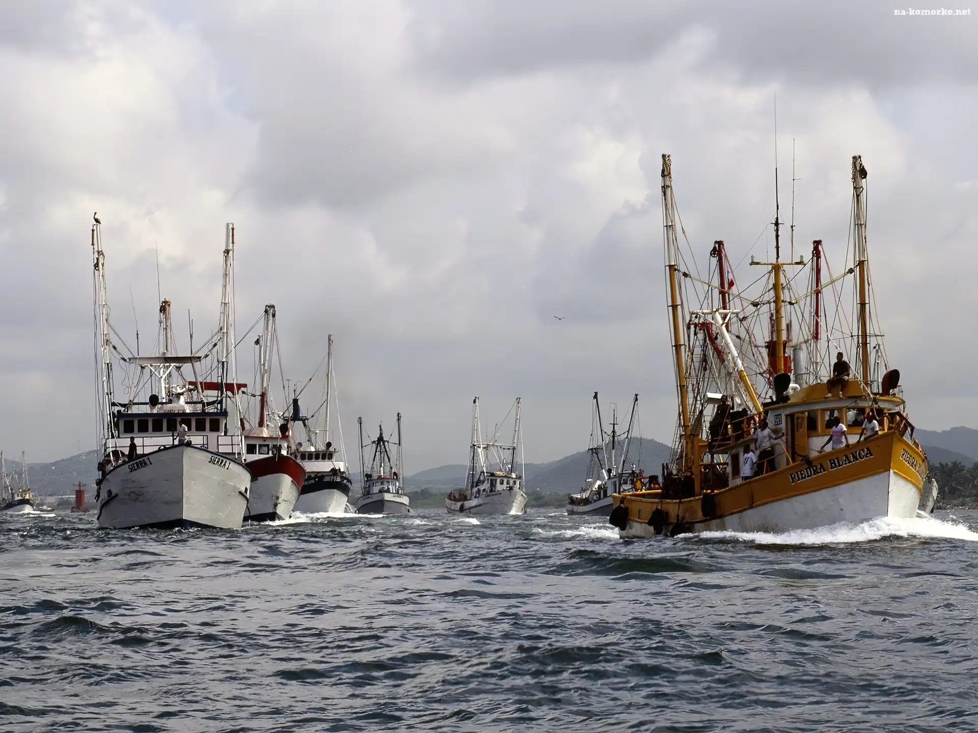 Port Of Mazatlan, Woda, Meksyk, Statki