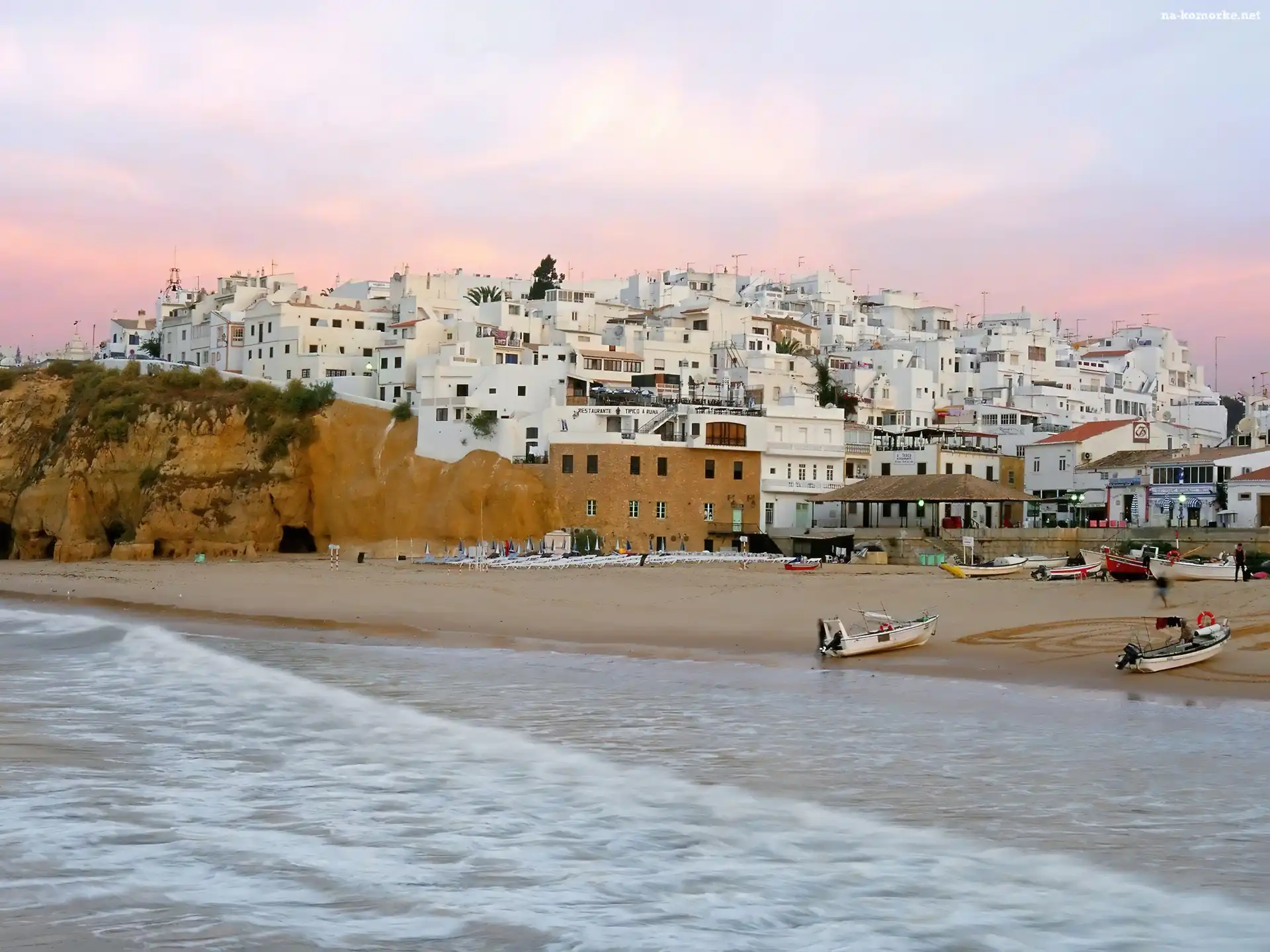 Portugalia, Domy, Albufeira, Morze