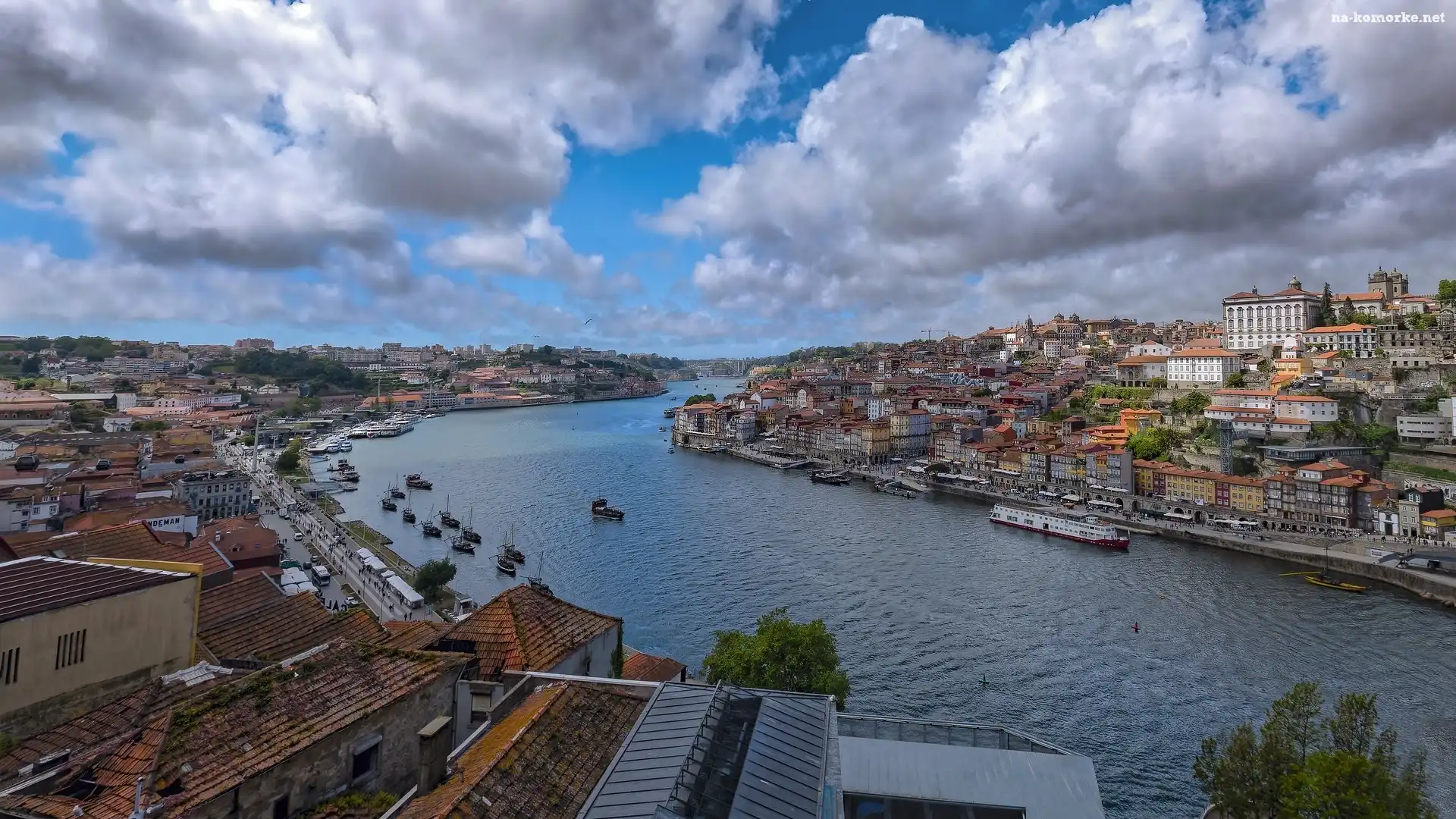 Porto, Portugalia, Rzeka Duero, Domy