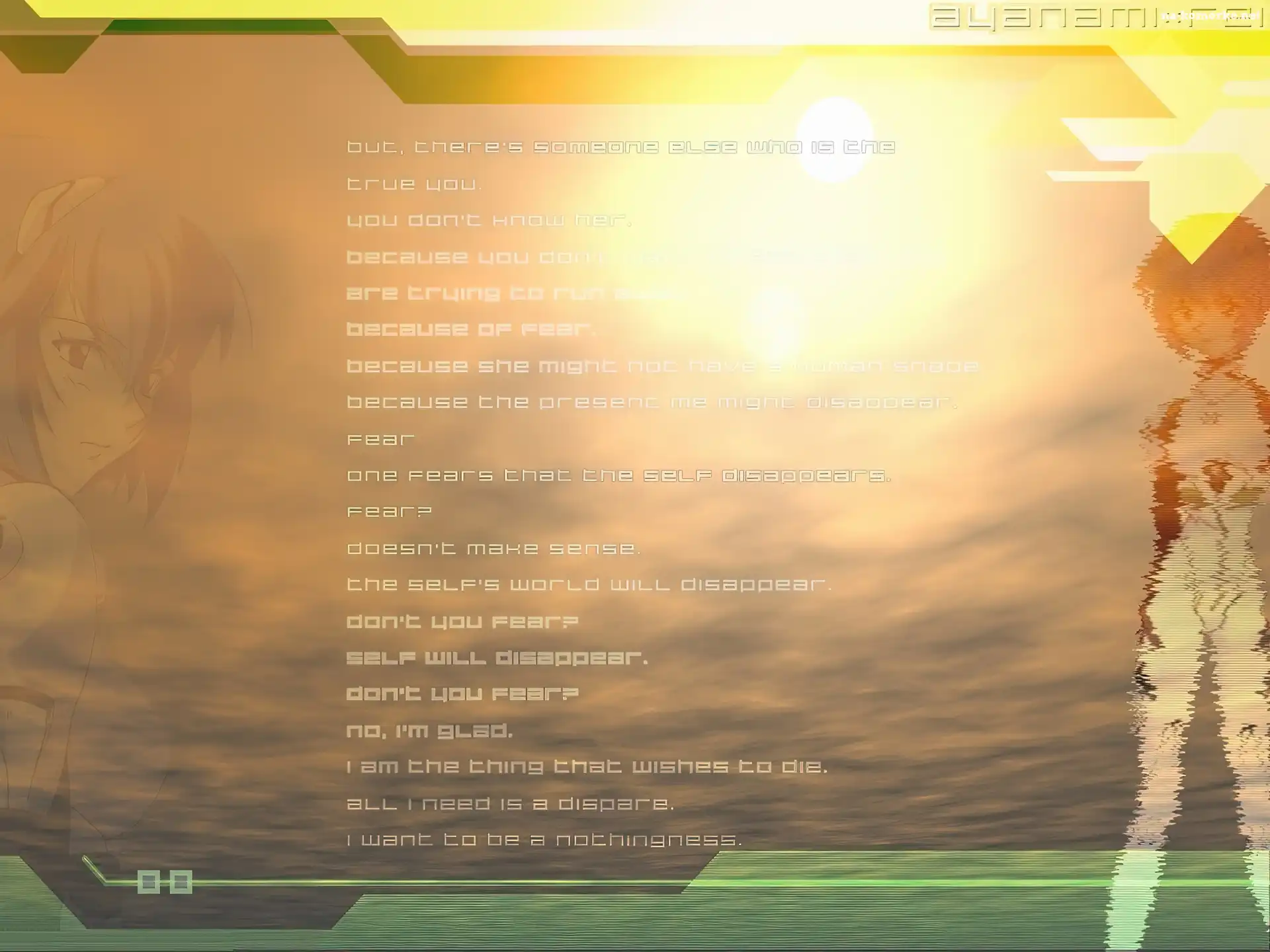 postać, tekst, Neon Genesis Evangelion