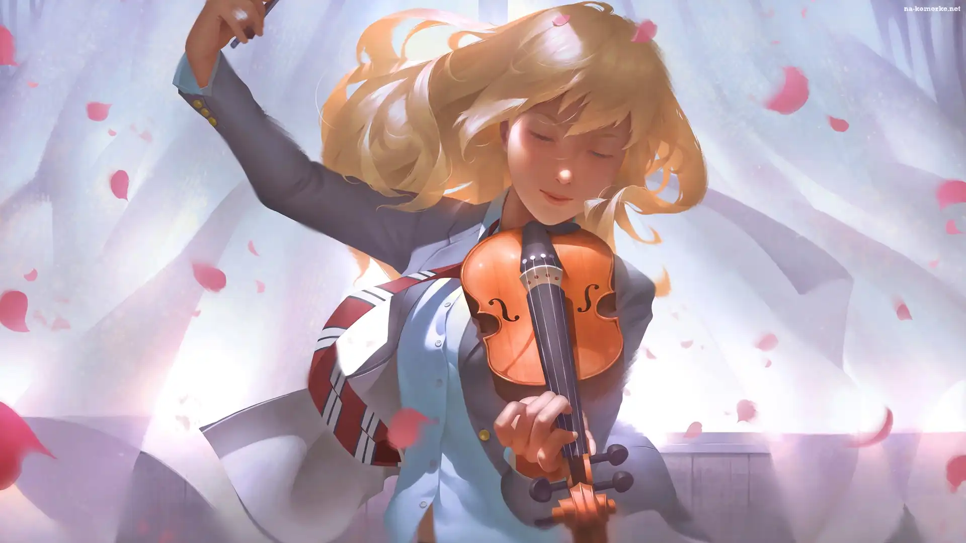 Postać, Komiks, Manga Anime, Skrzypce, Your Lie in April - Shigatsu wa Kimi no Uso, Kaori Miyazono