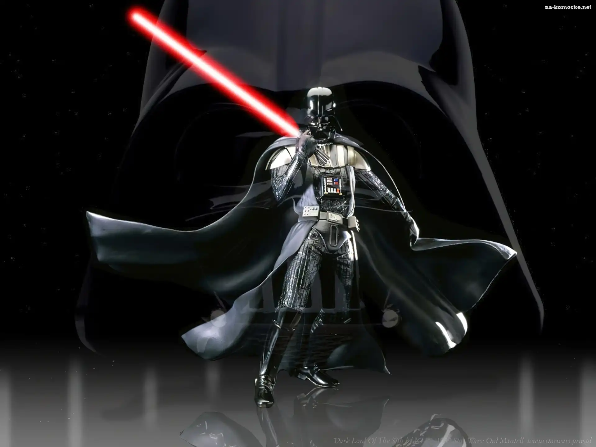 postać, Star Wars, laser, peleryna, czarna