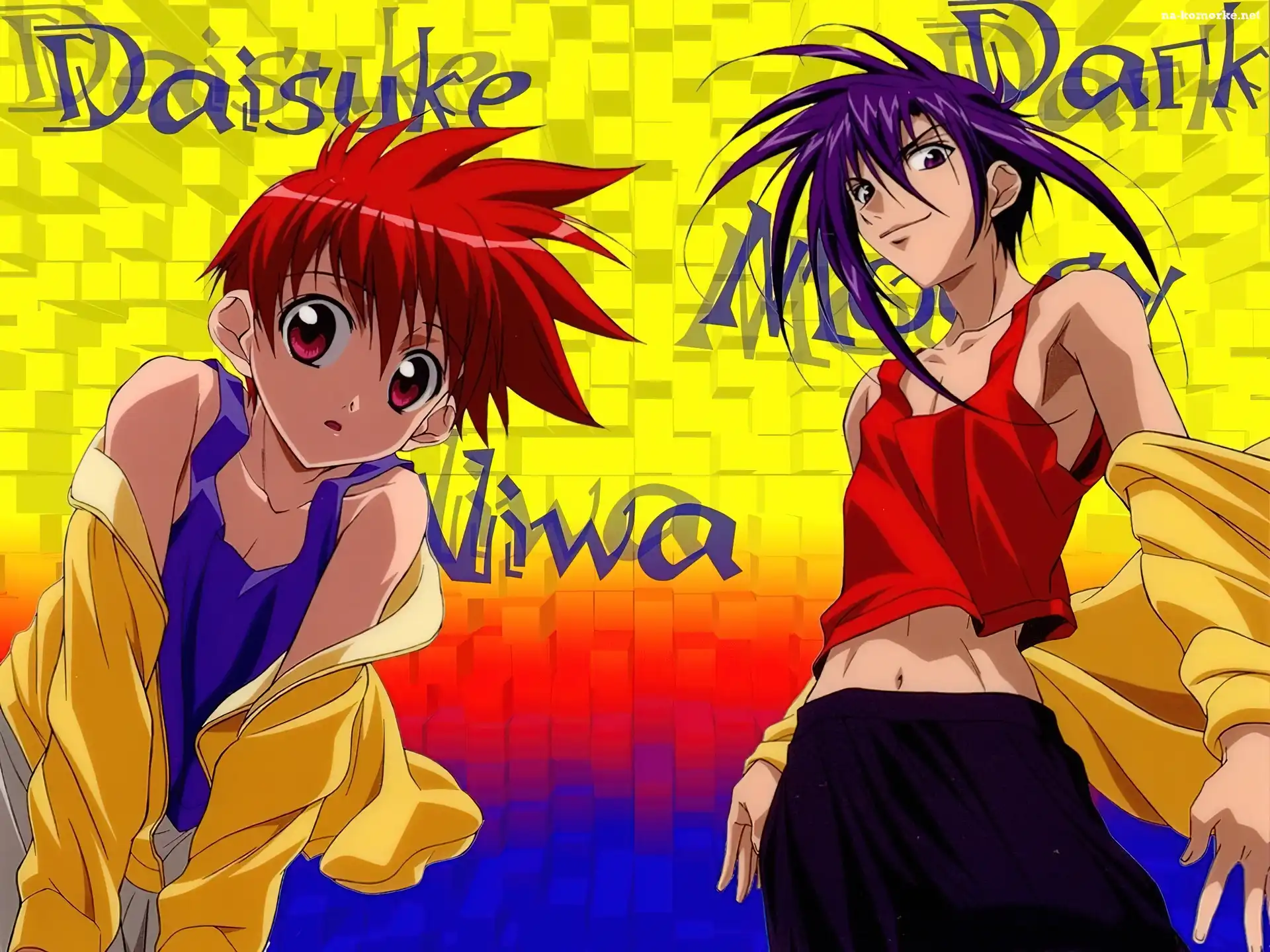 D N Angel, niwa, koszulka, Daisuke, Dark, ludzie, postacie