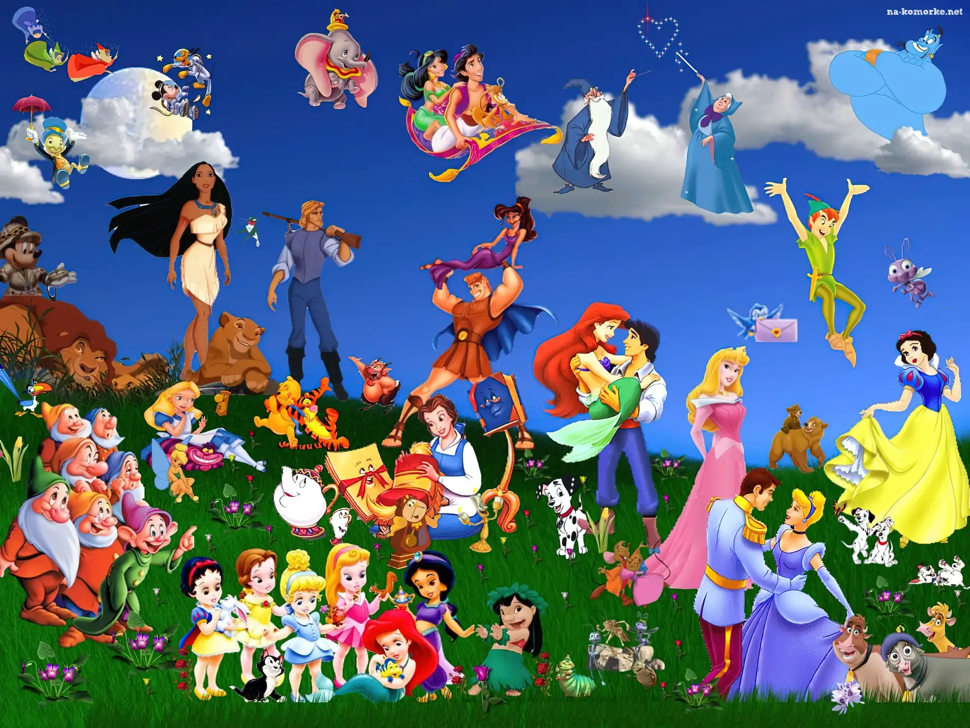 Disney, Bajki, Postacie