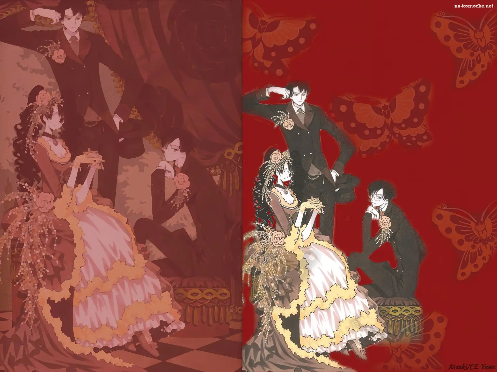 motyle, Xxxholic, postacie