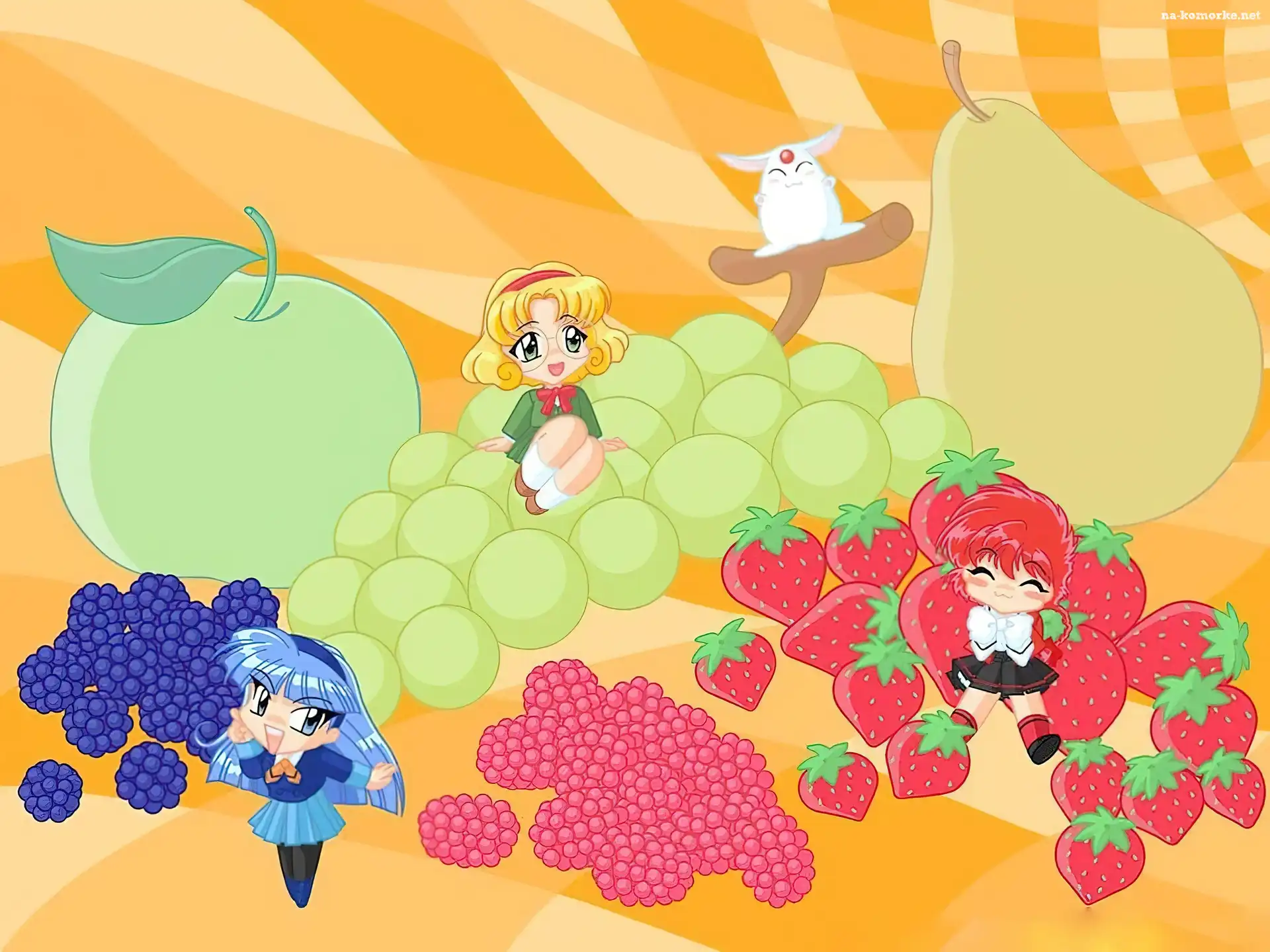 Postacie, Magic Knight Rayearth, Owoce, Kolory