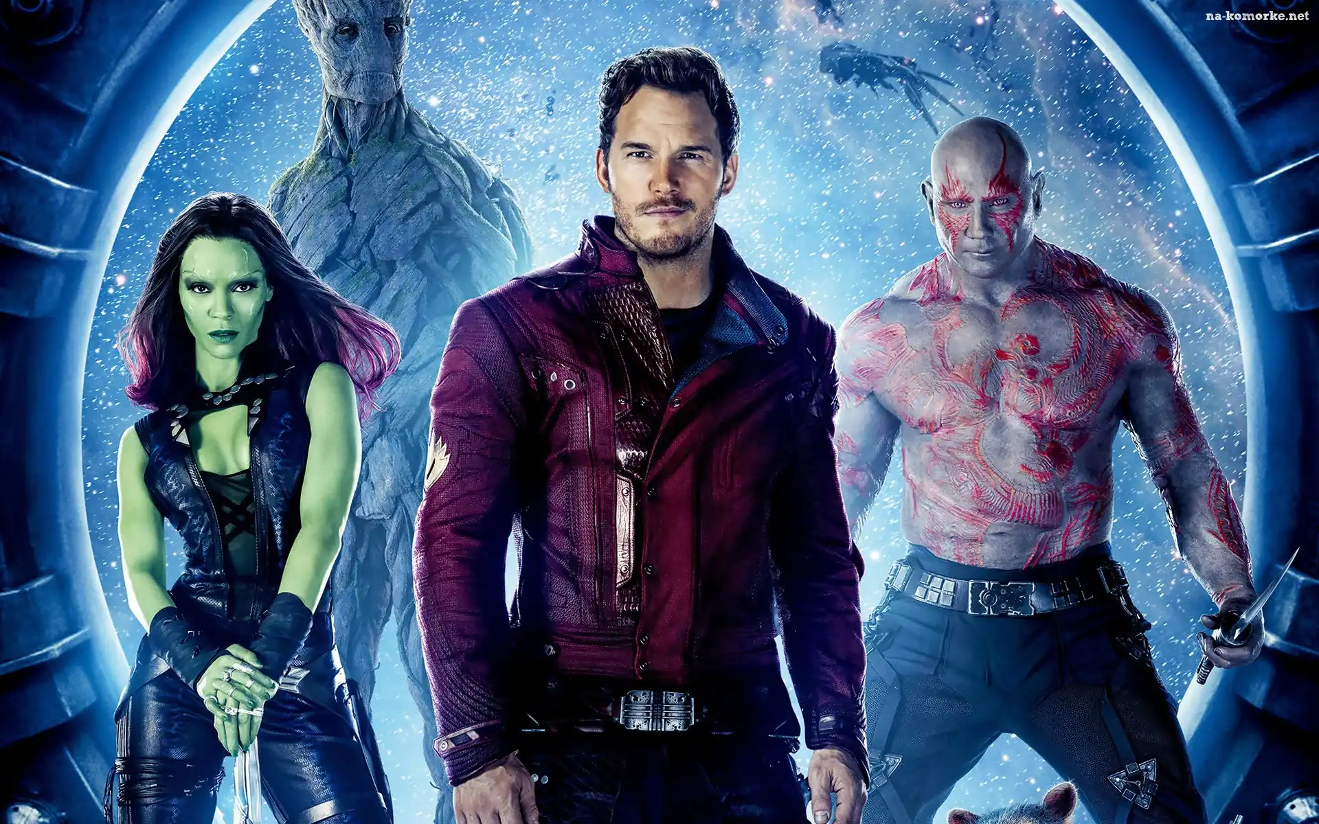 Film, Chris Pratt, Dave Bautista, Strażnicy Galaktyki, Aktorka, Zoe Saldana, Aktor