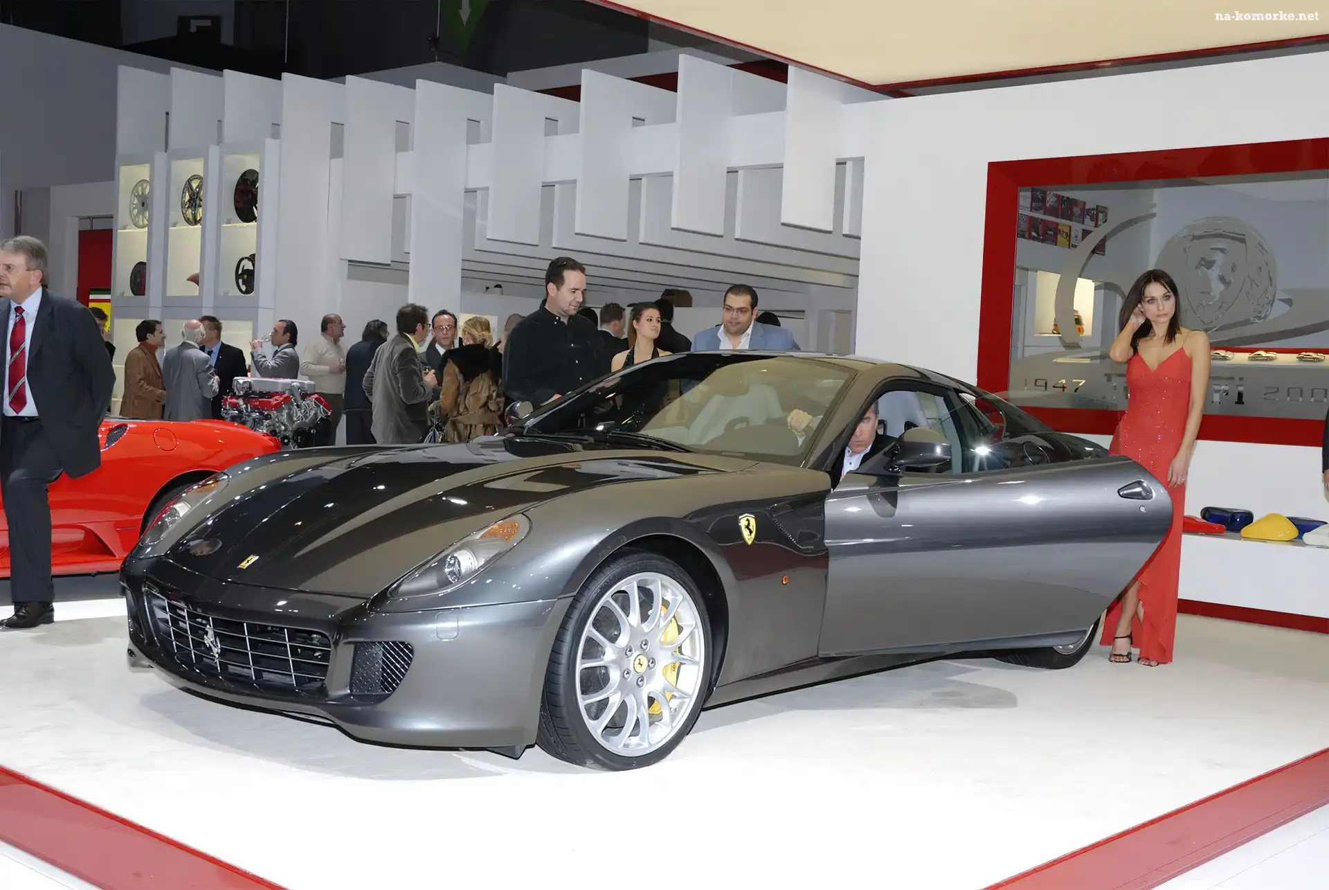 Prezentacja, Ferrari 599, Modelka