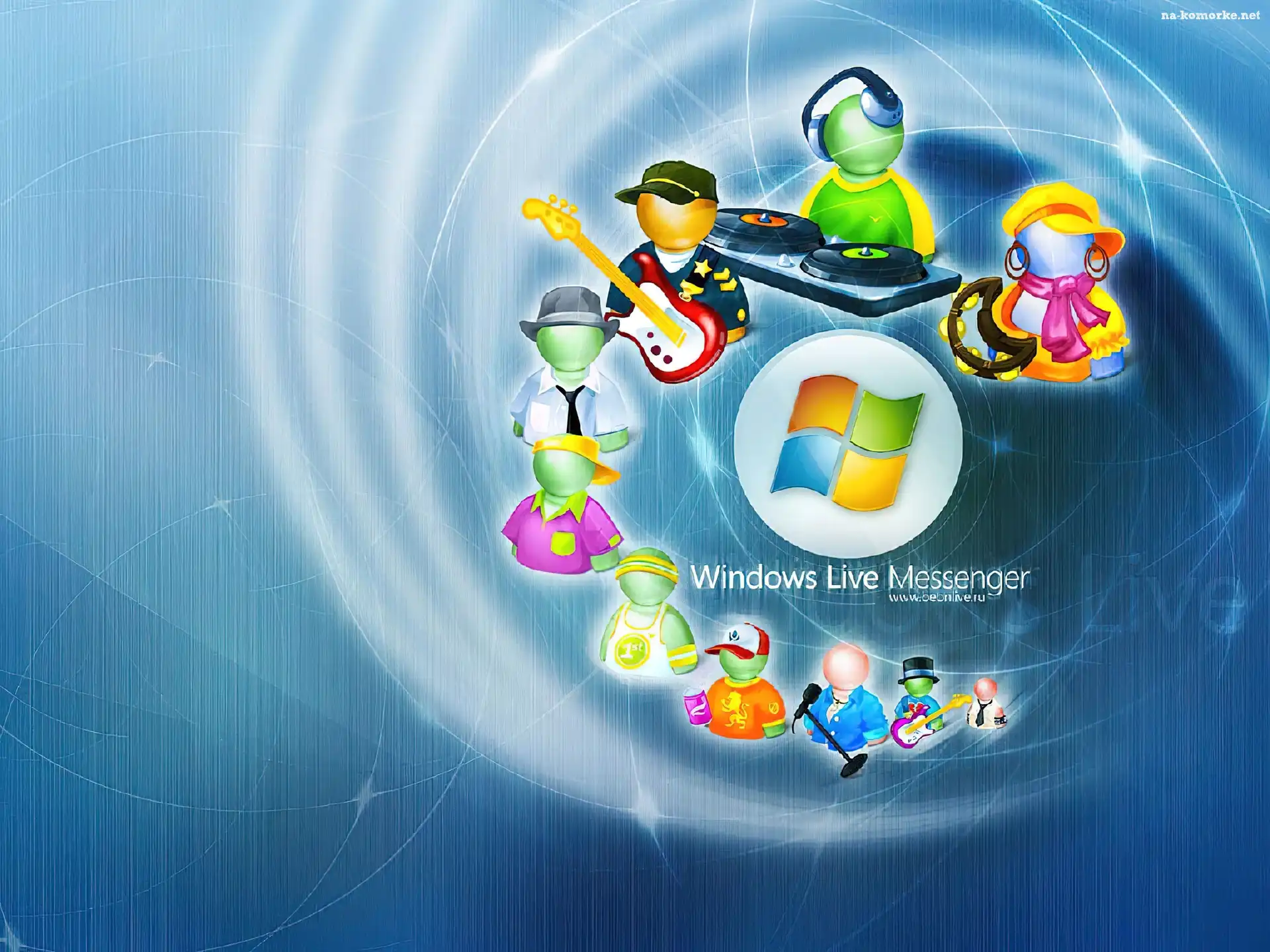 postacie, instrumenty, Programy MSN, grafika