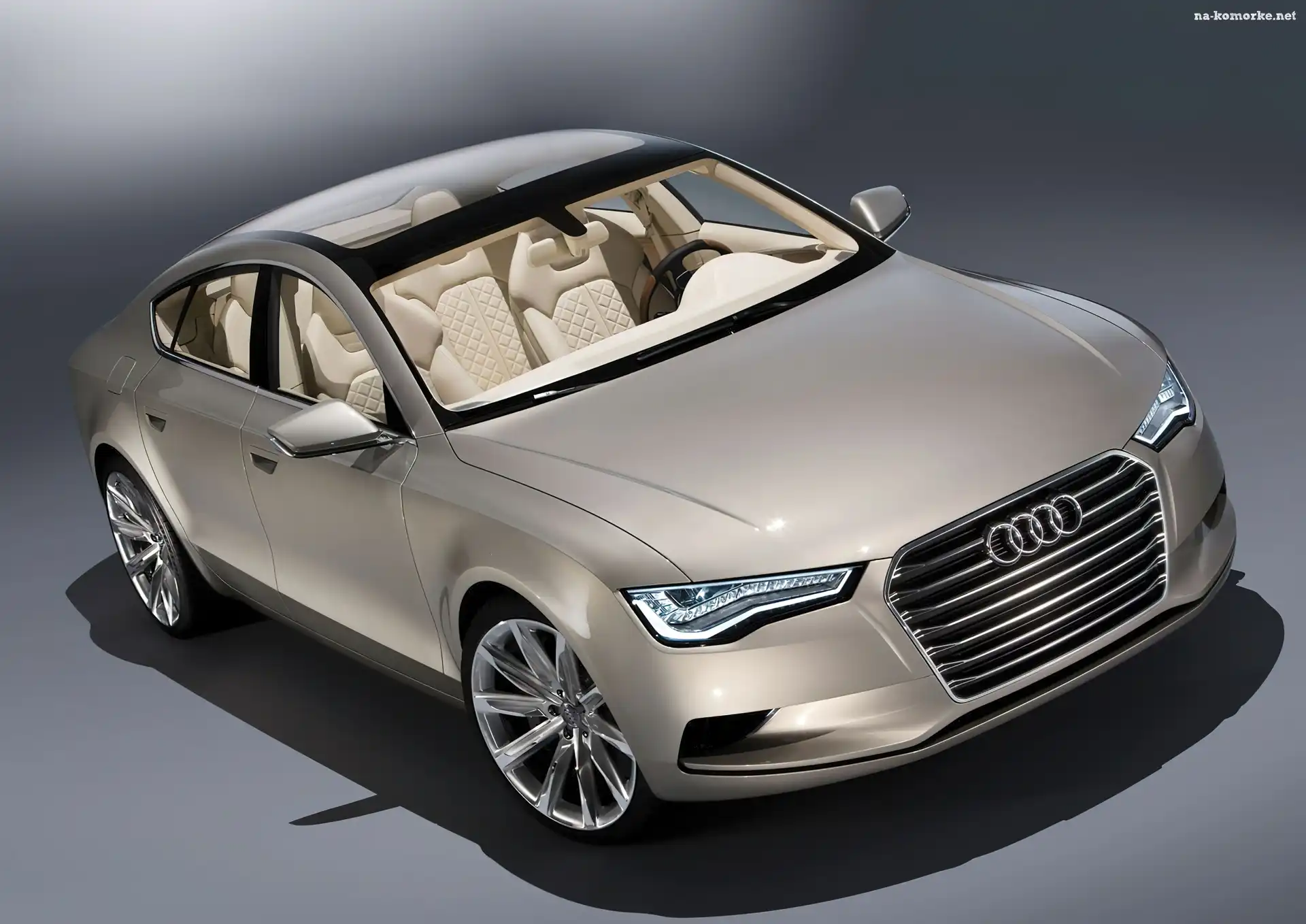 Przód, Środek, Audi A7, Jasny