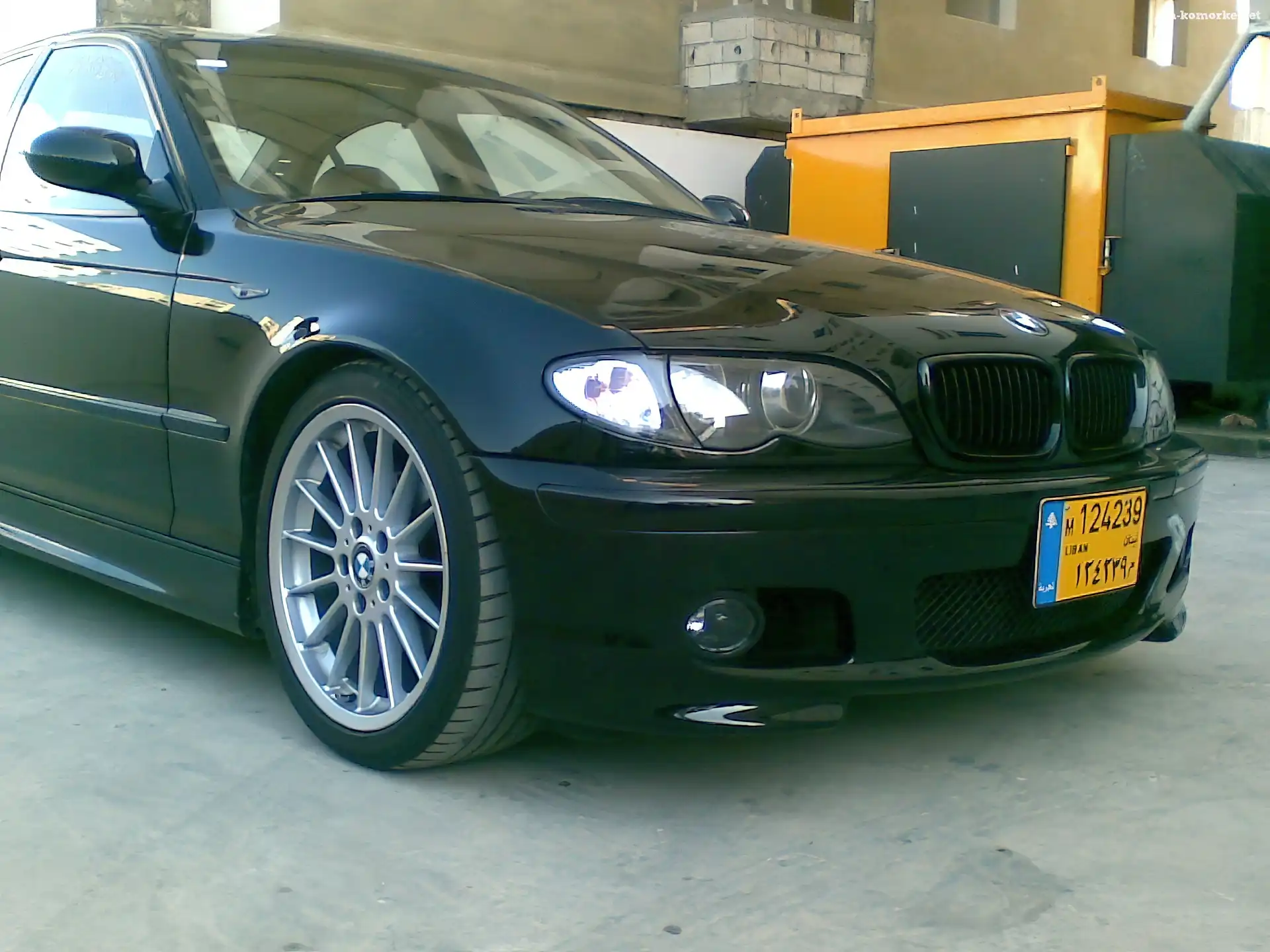 Przód, E46, Czarny, BMW 3