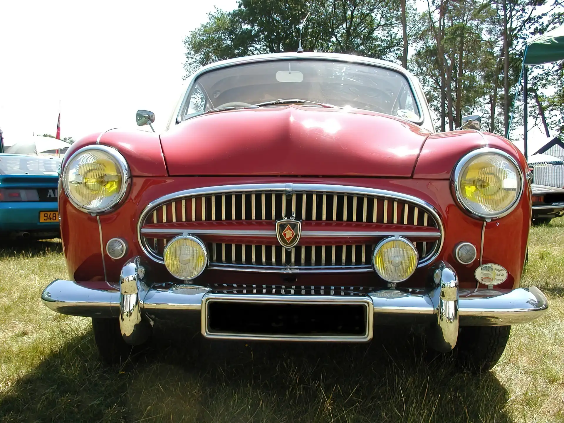 Przód, Lampy, Abarth Fregate, Żółte