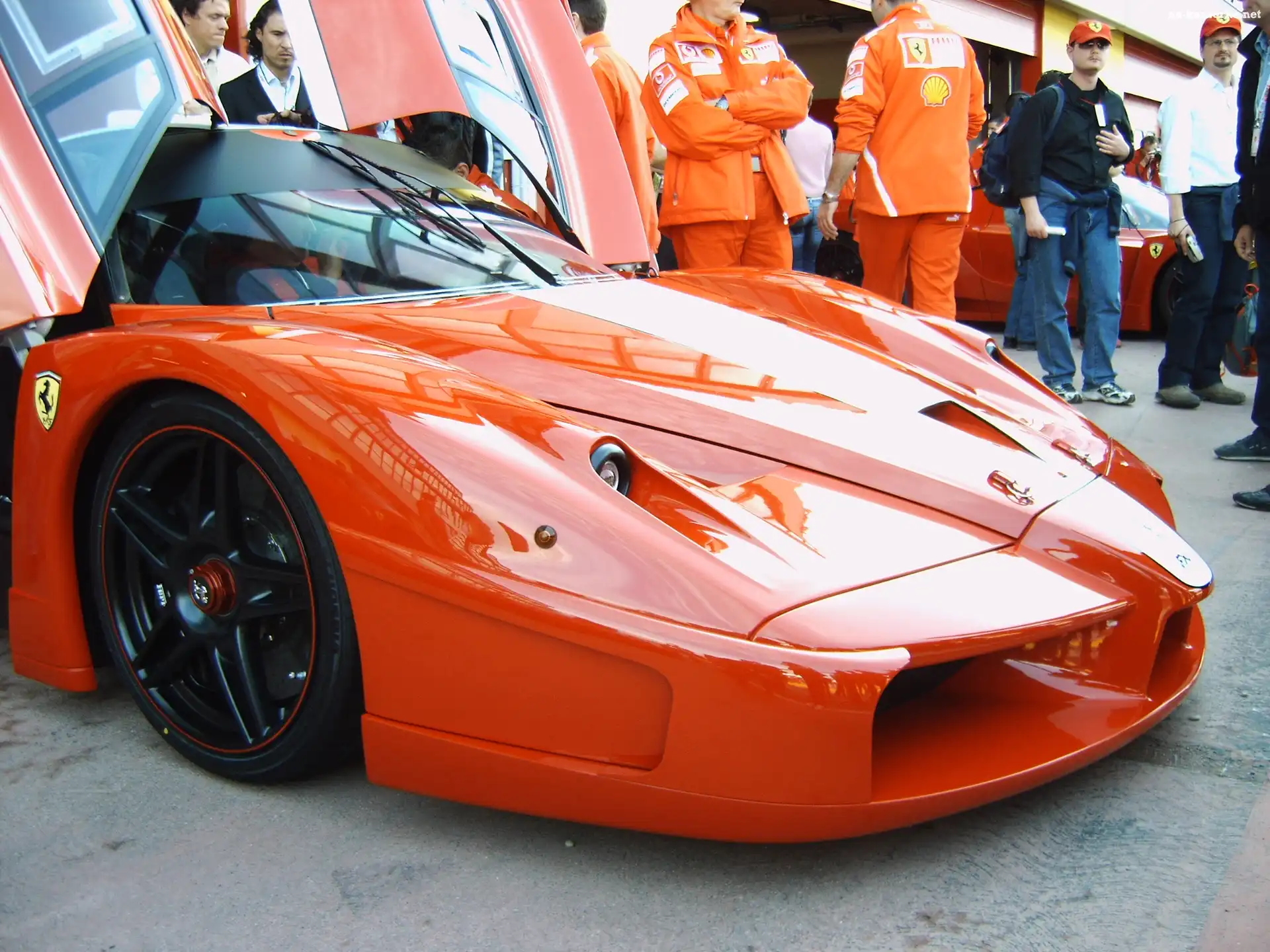 Przód, Alufelgi, Ferrari FXX, Czarne