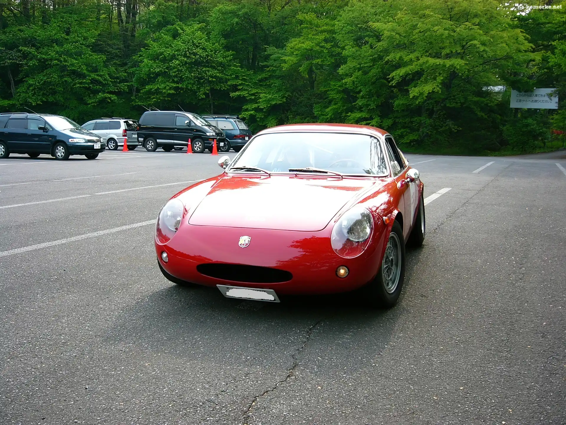 Przód, Las, Abarth 1000 Mono, Wlot