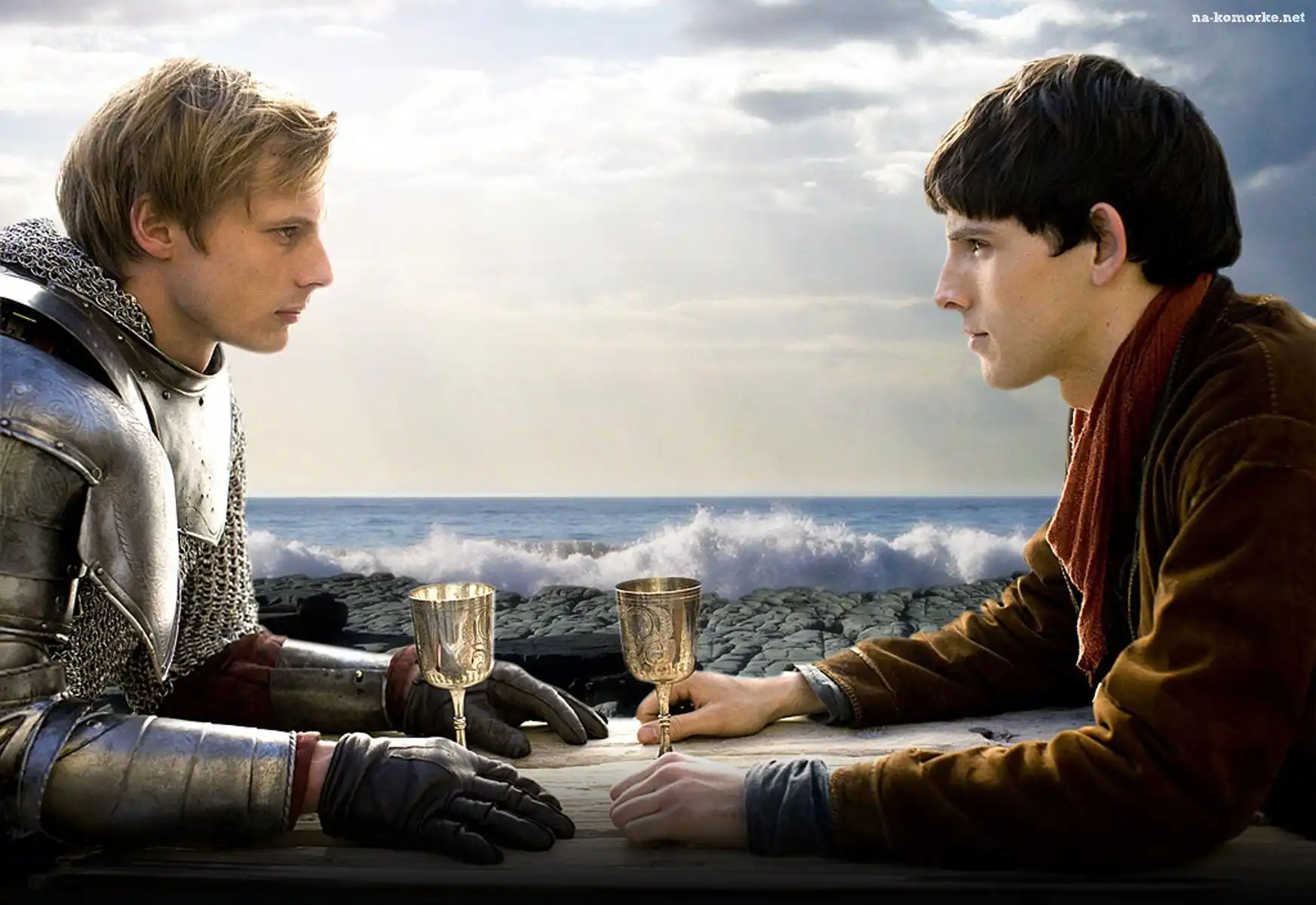 Przygody Merlina, Kielich, Merlin, Arthur