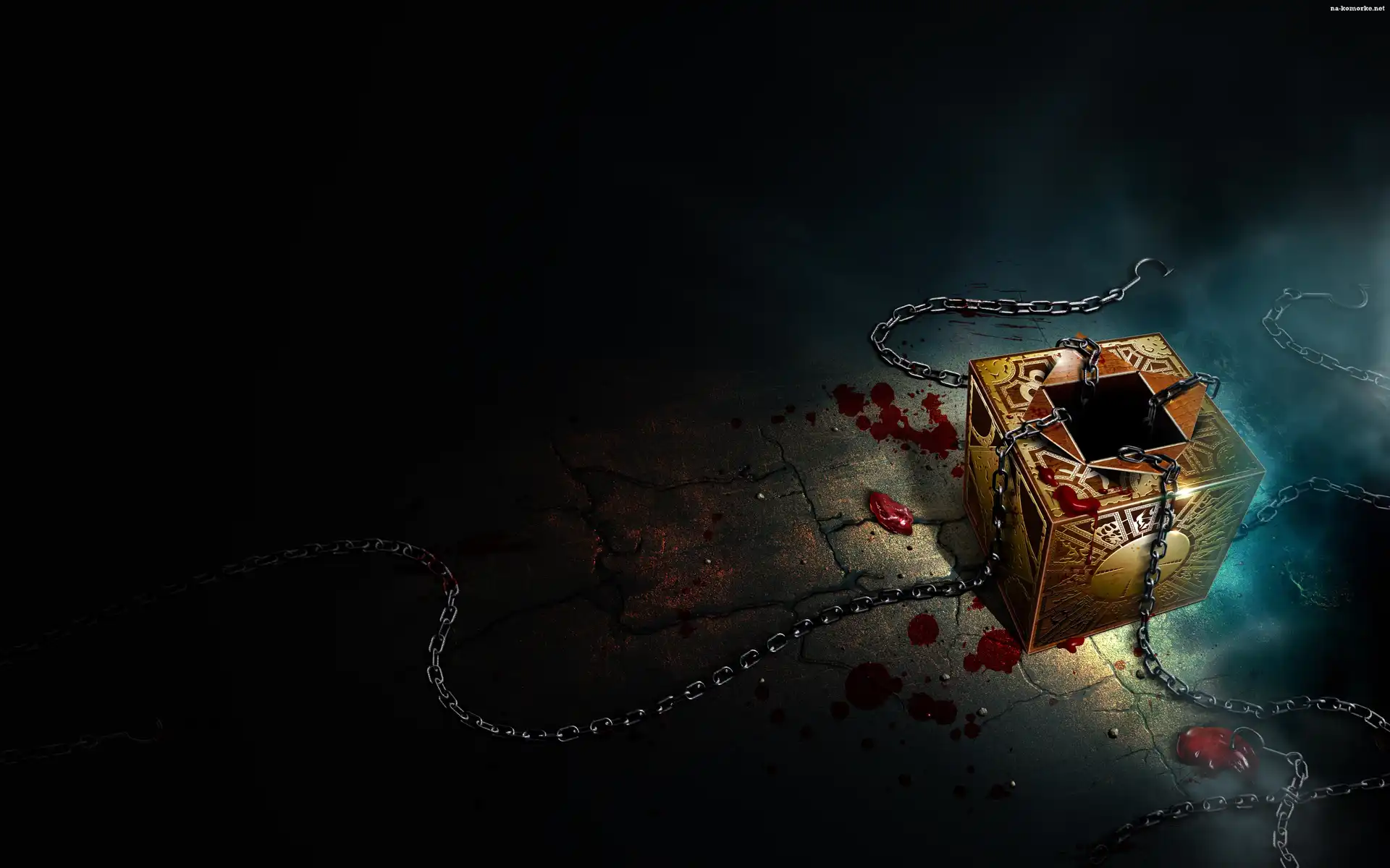 Łańcuchy, Hellraiser, Pudełko, Krew
