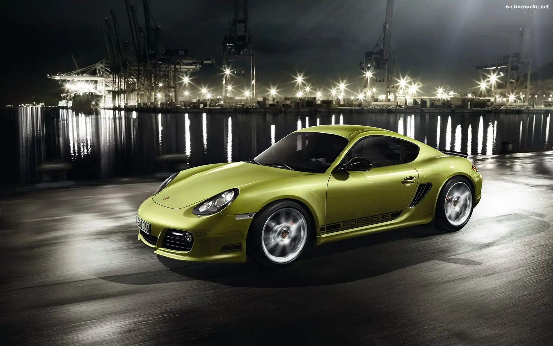 R, Porsche, Oliwkowy, Port, Cayman, 2011