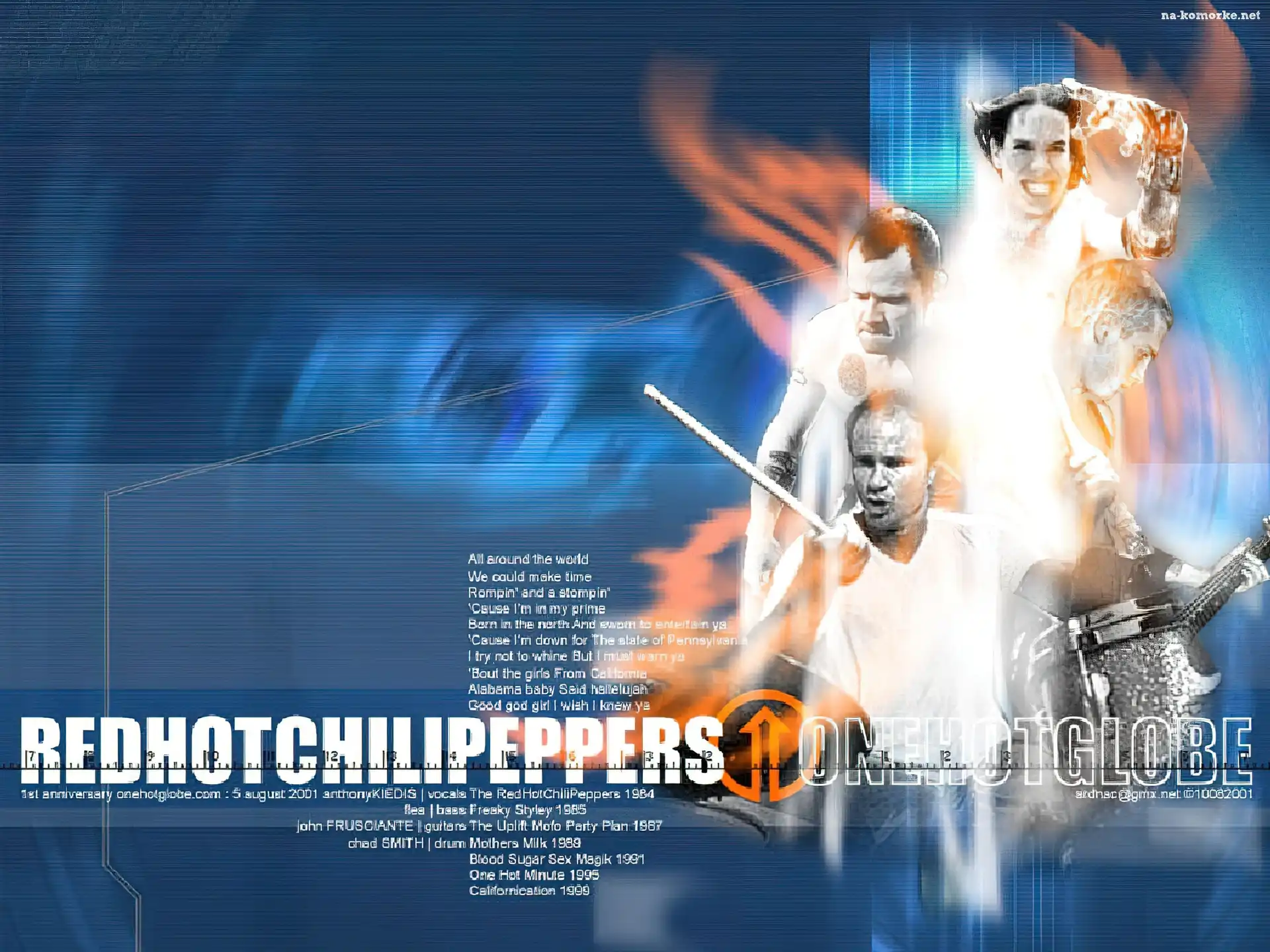 Red Hot Chili Peppers, zespół, pałeczka
