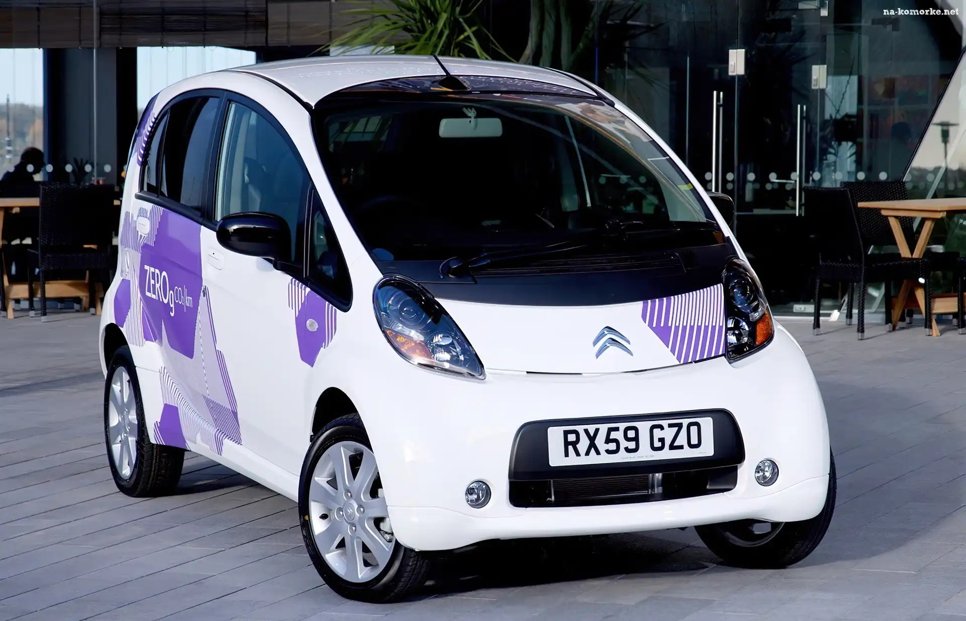 Maska, Rejestracja, Reklama, Citroen C-Zero