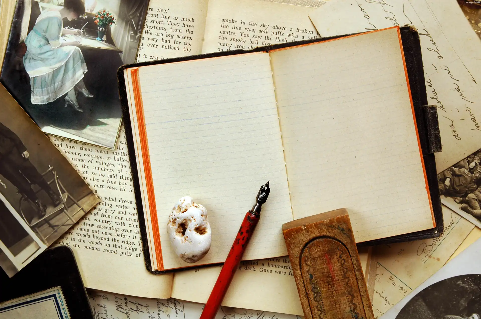Retro, Notes, Zapiski, Zdjecia, Stare