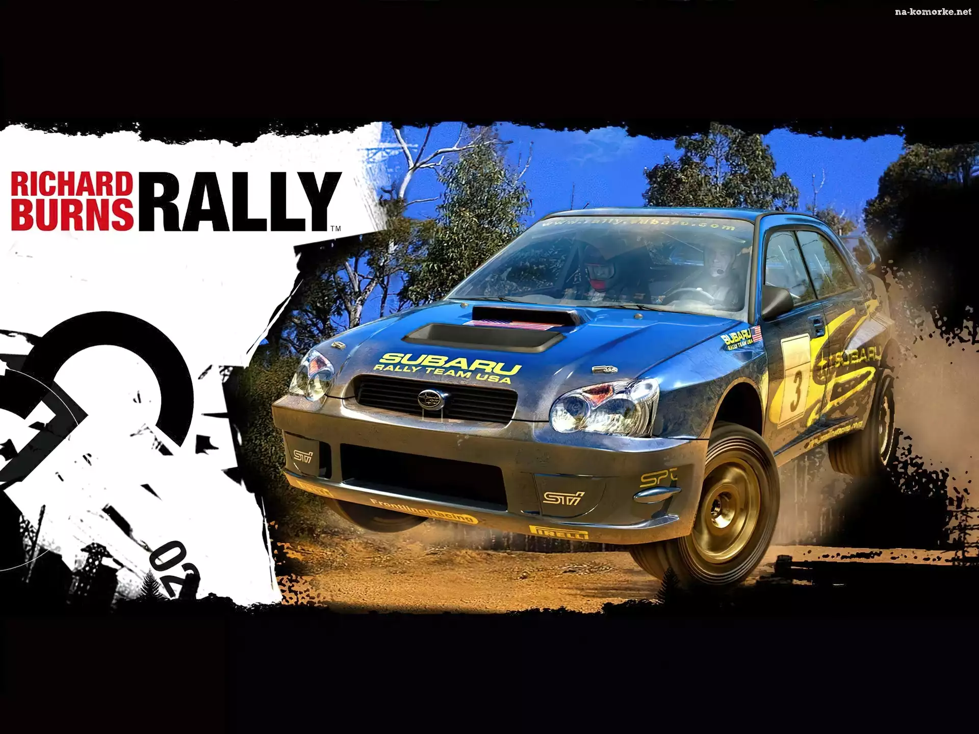 grafika, Richard Burns Rally, impreza, subaru, samochód