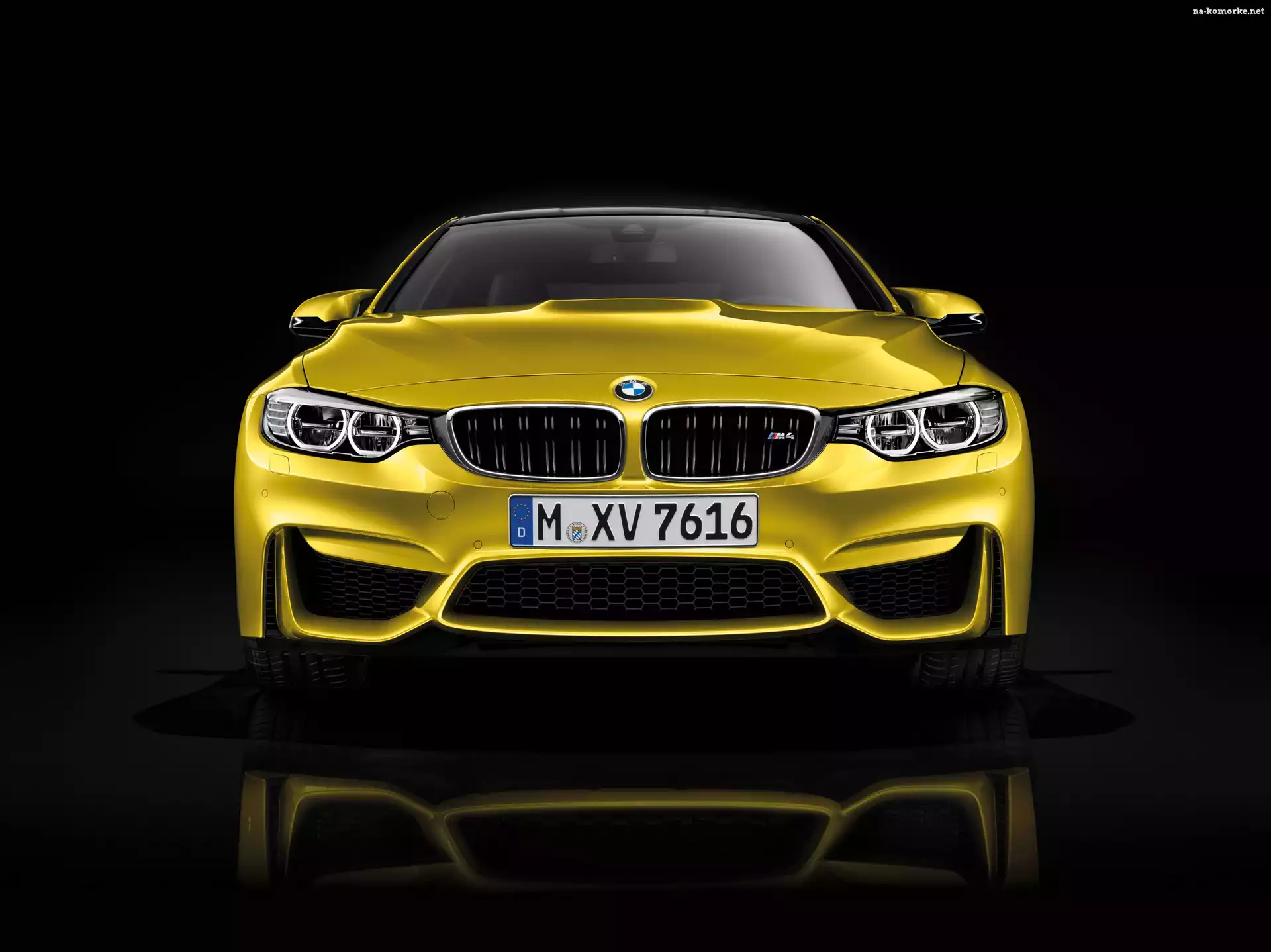 ringi, Złote, BMW M4, przód, lampy