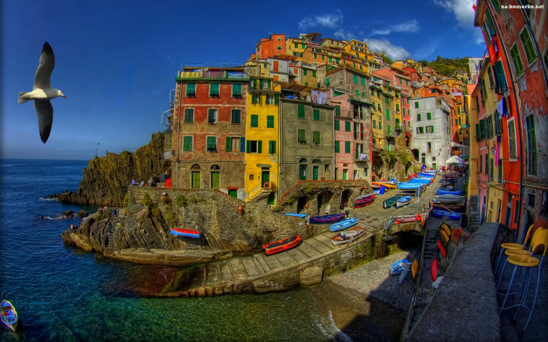 Domy, Riomaggiore, Włochy