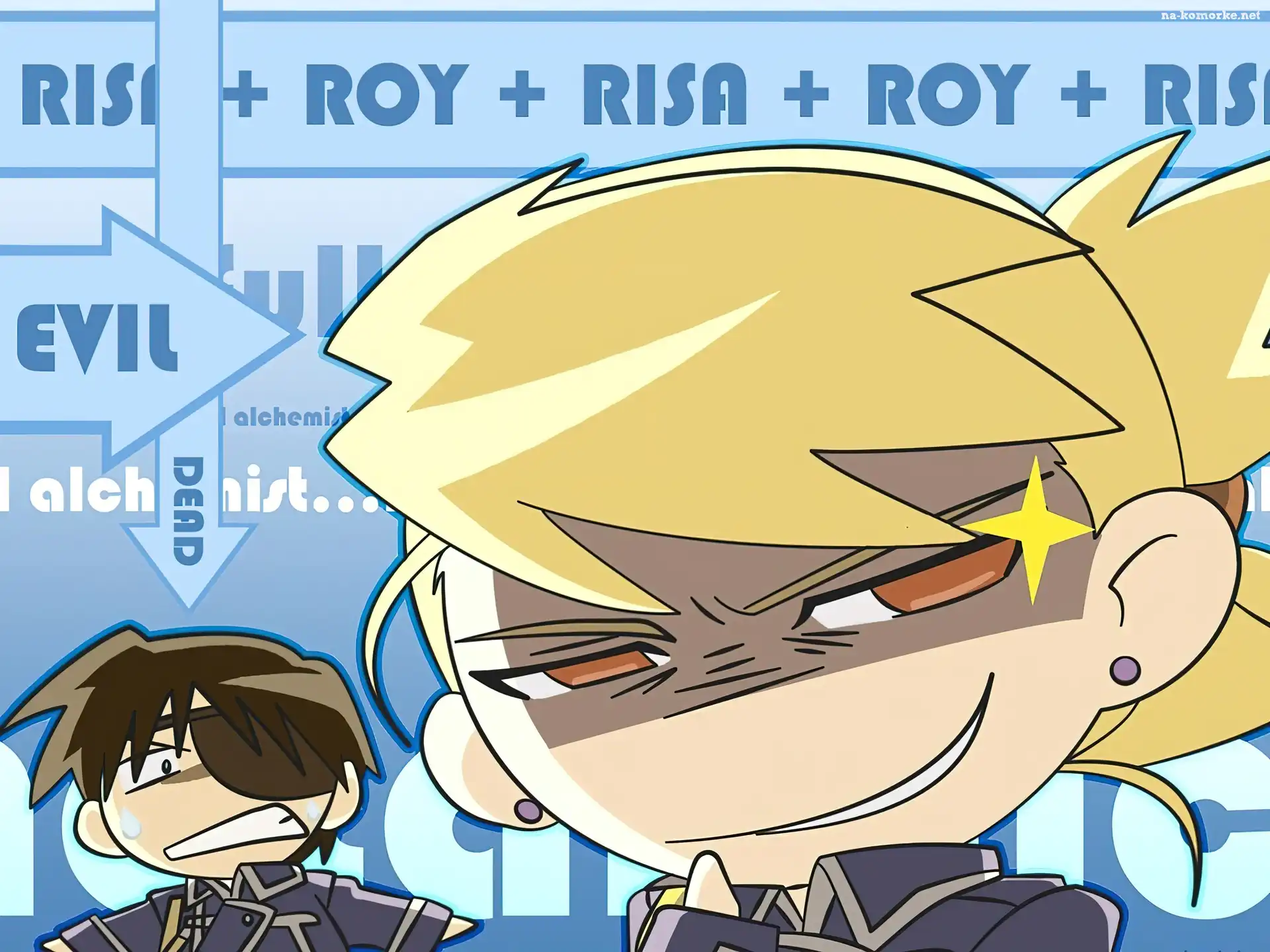 Risa, Full Metal Alchemist, Rot