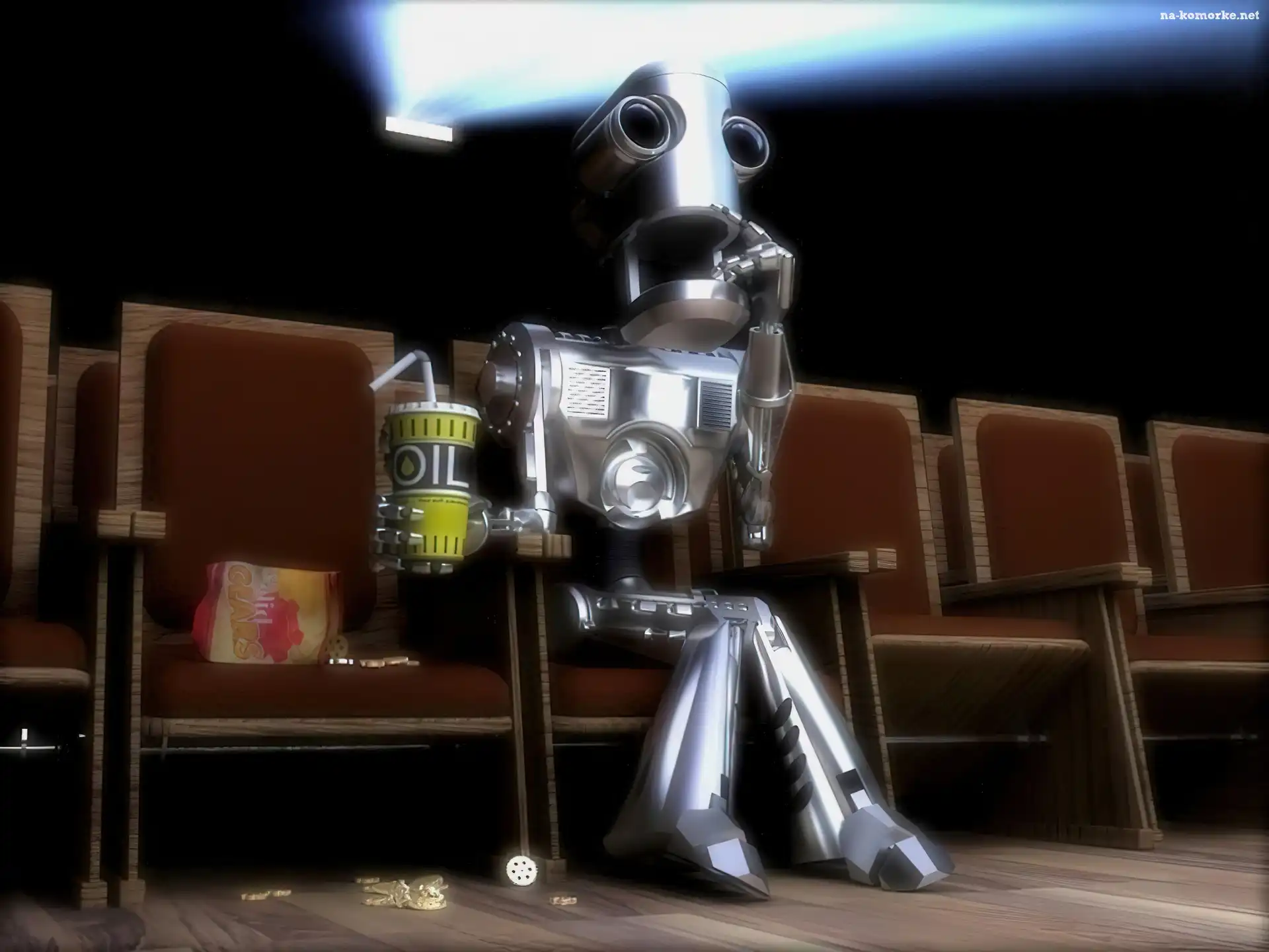 Robot, Oleju, Kino, Puszka