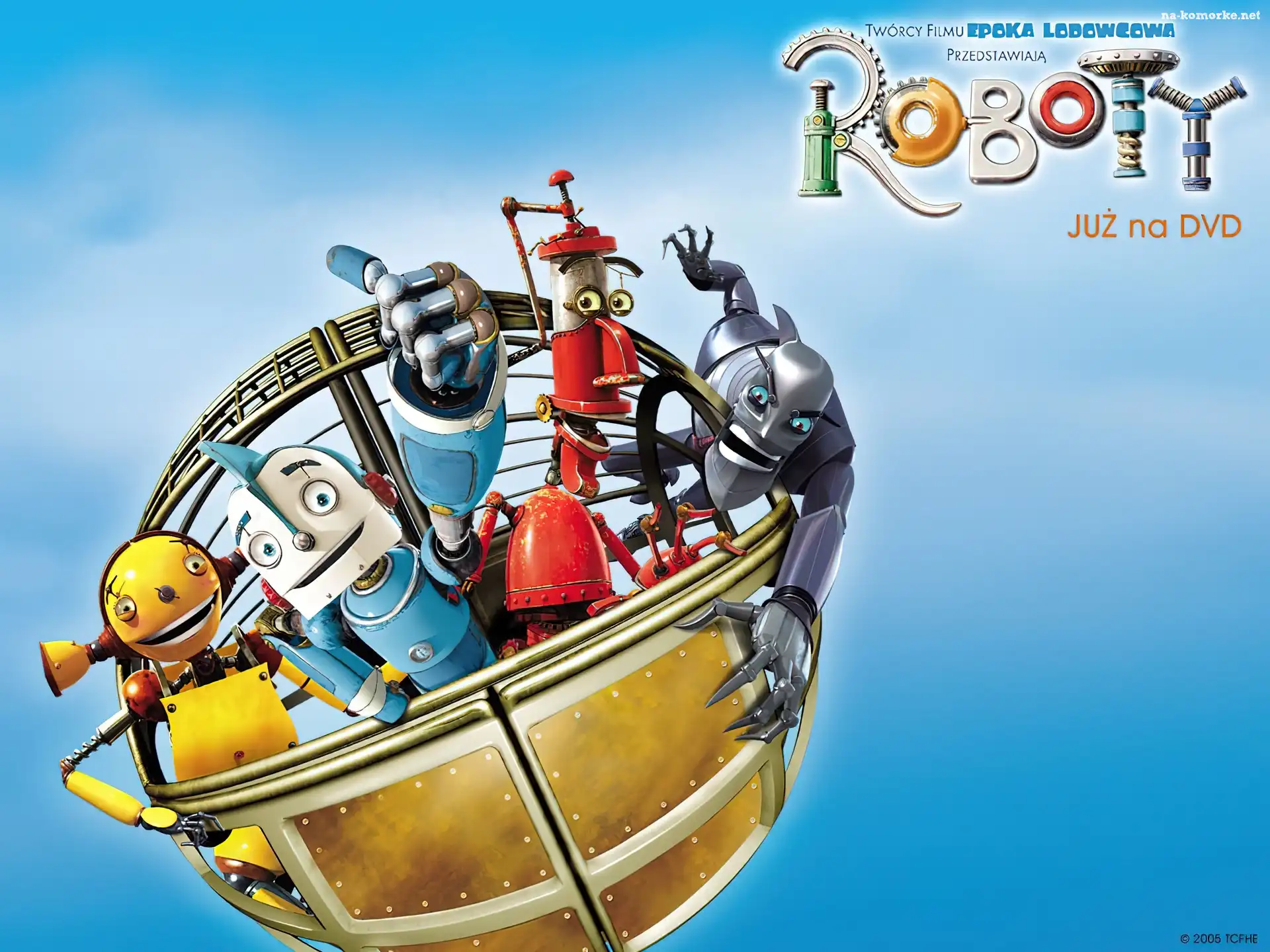 Roboty, klatka, Robots