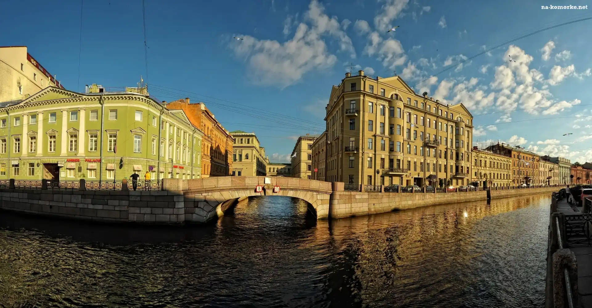 Rosja, Domy, Most, Kanał, St.Petersburg