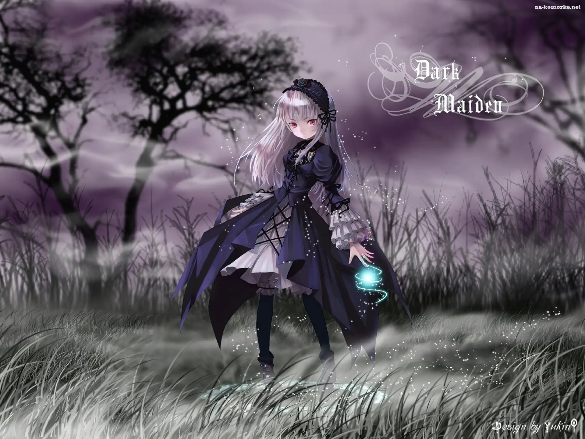 Rozen Maiden, drzewo, kobieta, dark