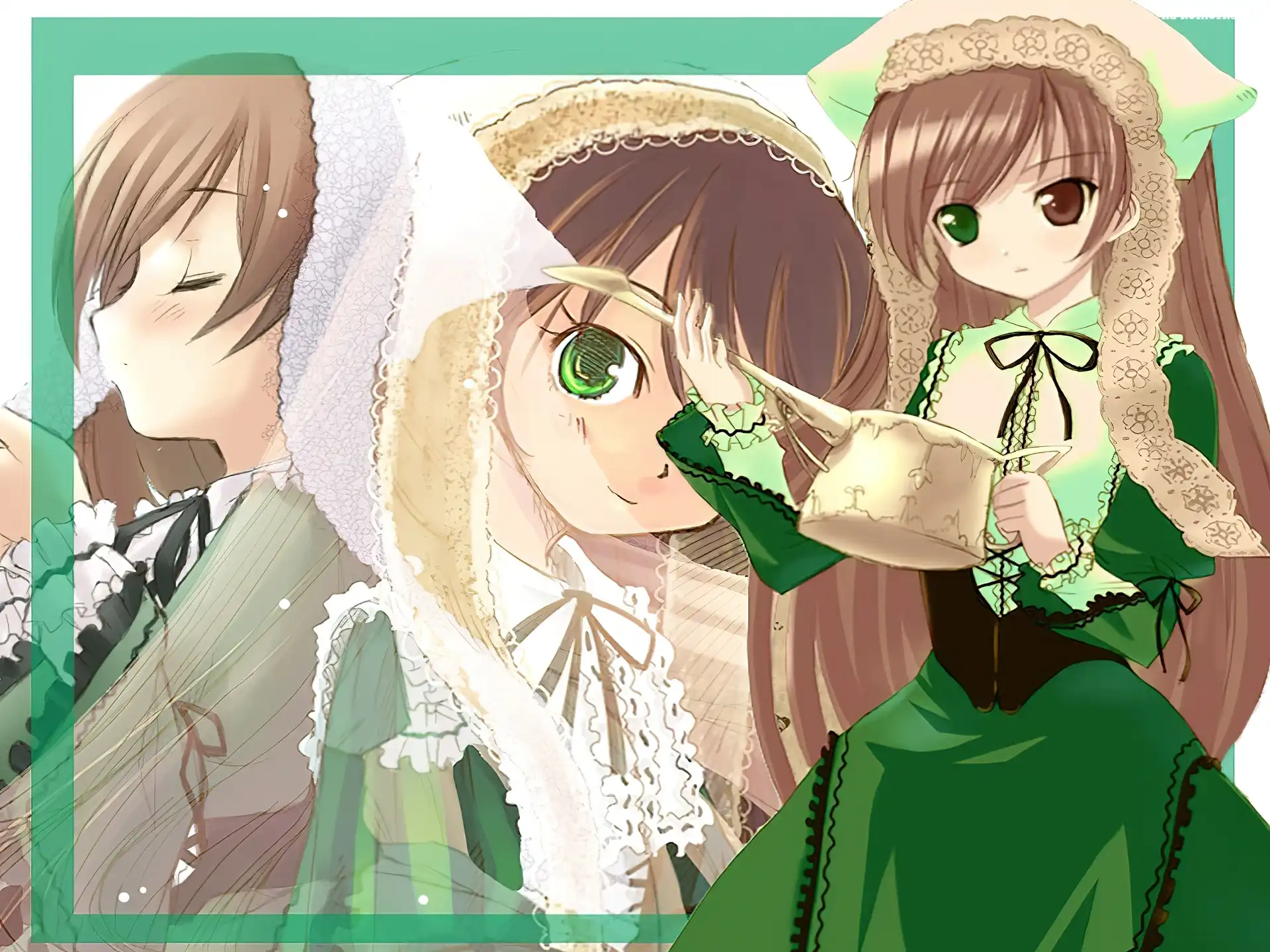 Rozen Maiden, suknie, ludzie, oknewka