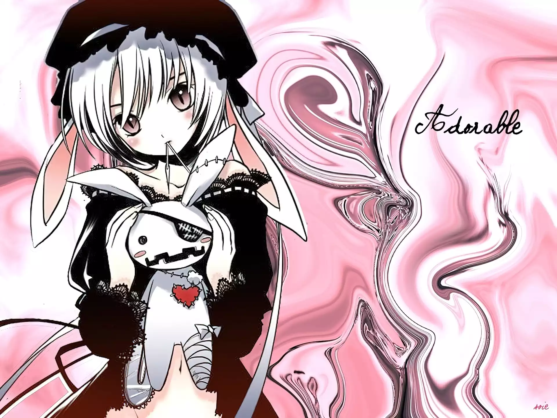 pluszak, osoba, Rozen Maiden, serce