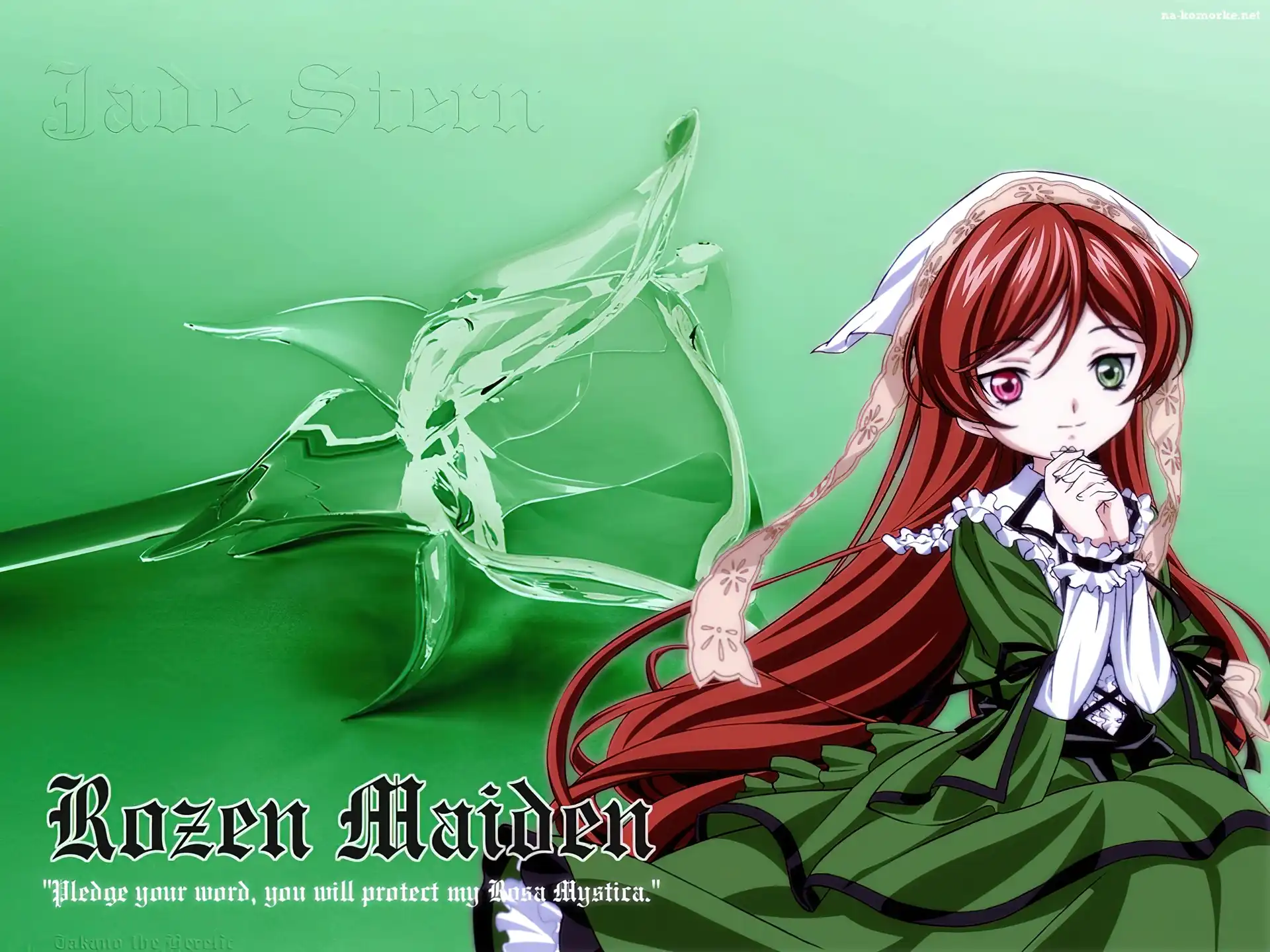 Rozen Maiden, kobieta, suknia, róża