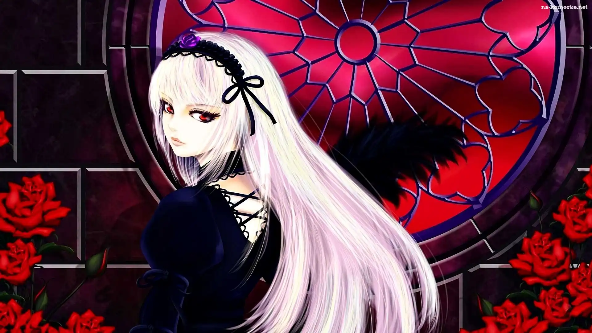 Rozeta, Manga Anime, Dziewczyna, Blondynka, Kwiaty
