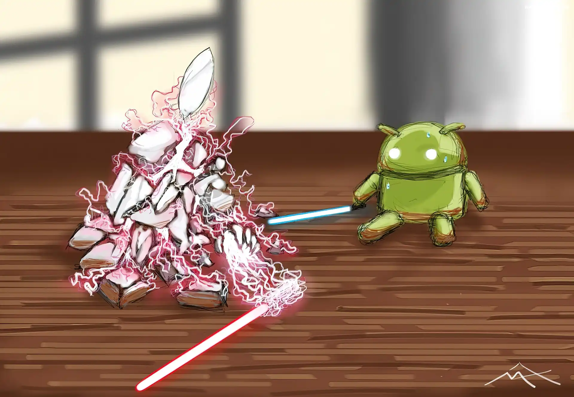 Android, Apple, Rozwalone